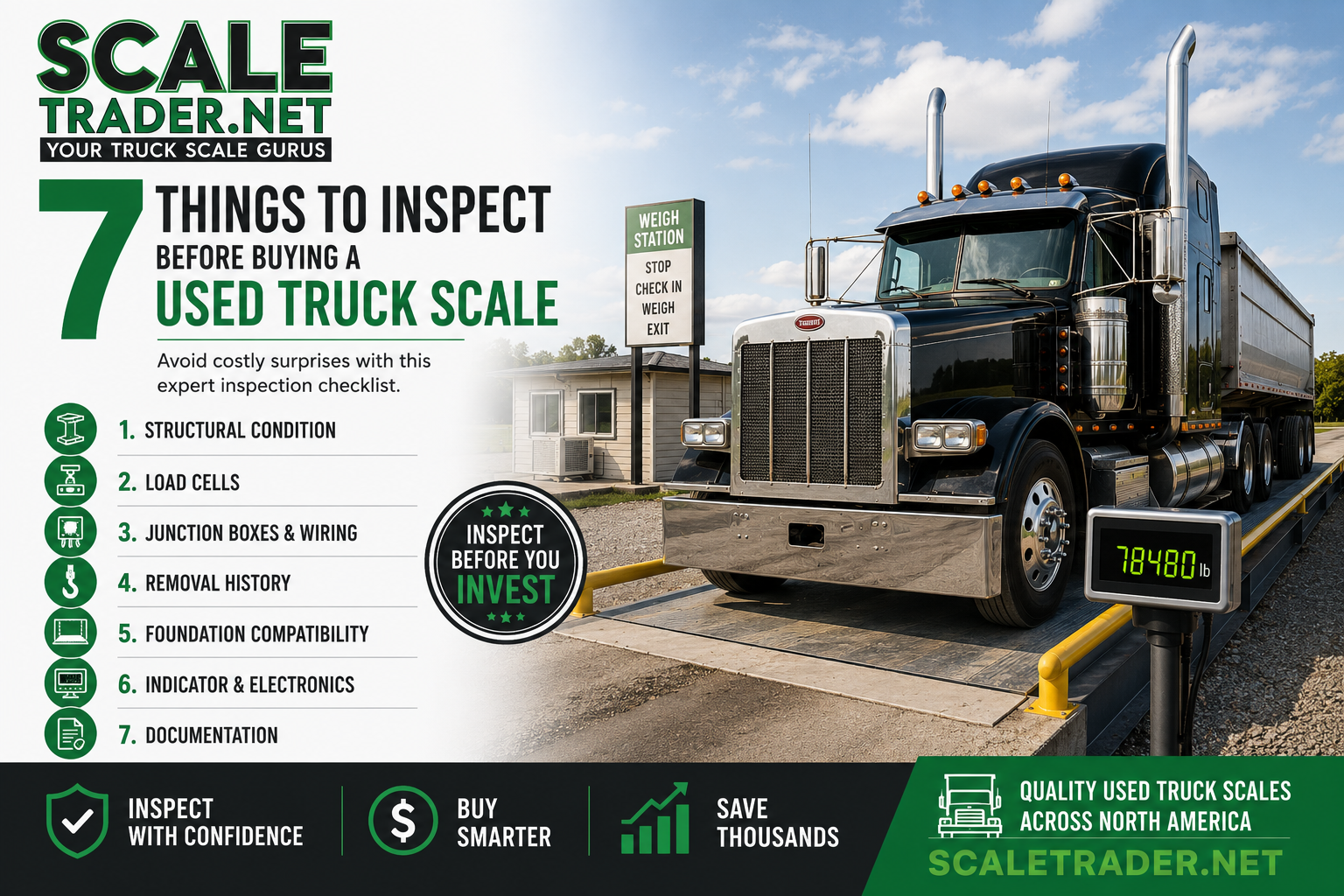 7 Things to Inspect Before Buying a Used Truck Scale