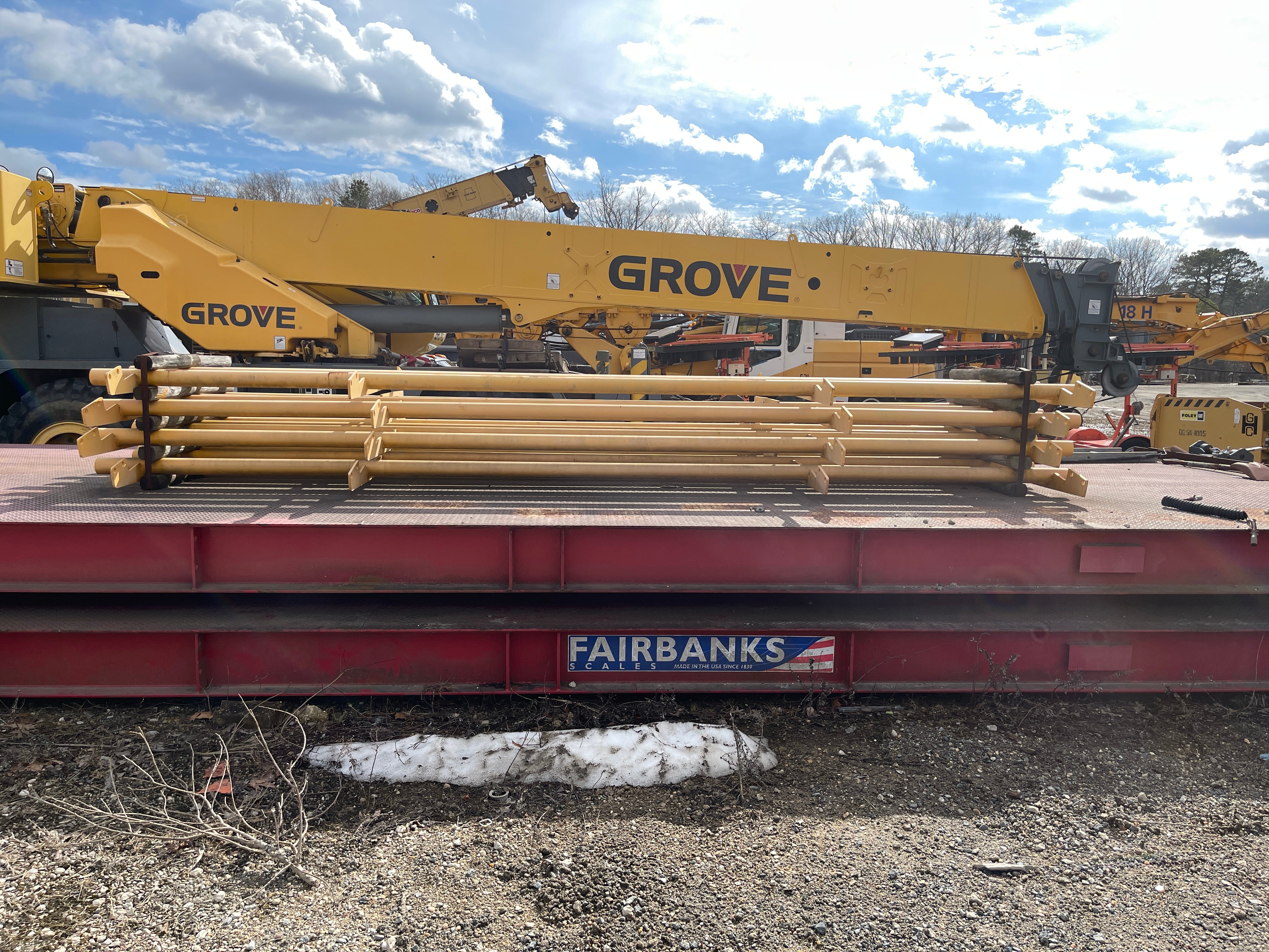 Used Fairbanks Titan Steel Deck Truck Scale, 70 x 10 - For Sale In New Jersey