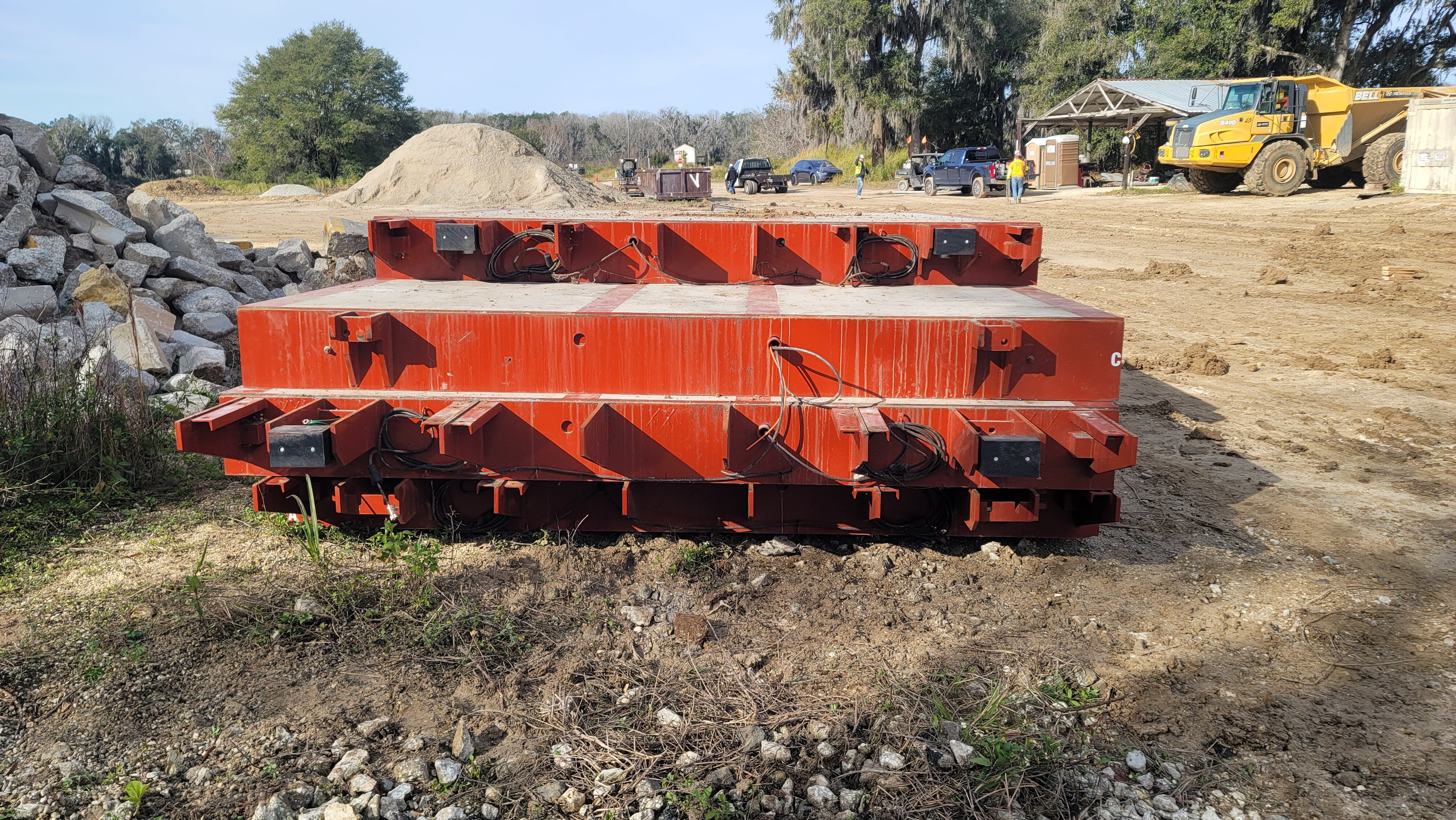 Used Multi-Platform B-TEK Concrete Deck Pit Scale, 12, 20, 40 "Cat Scale" Configuration, 72' x 11' - For Sale in Florida