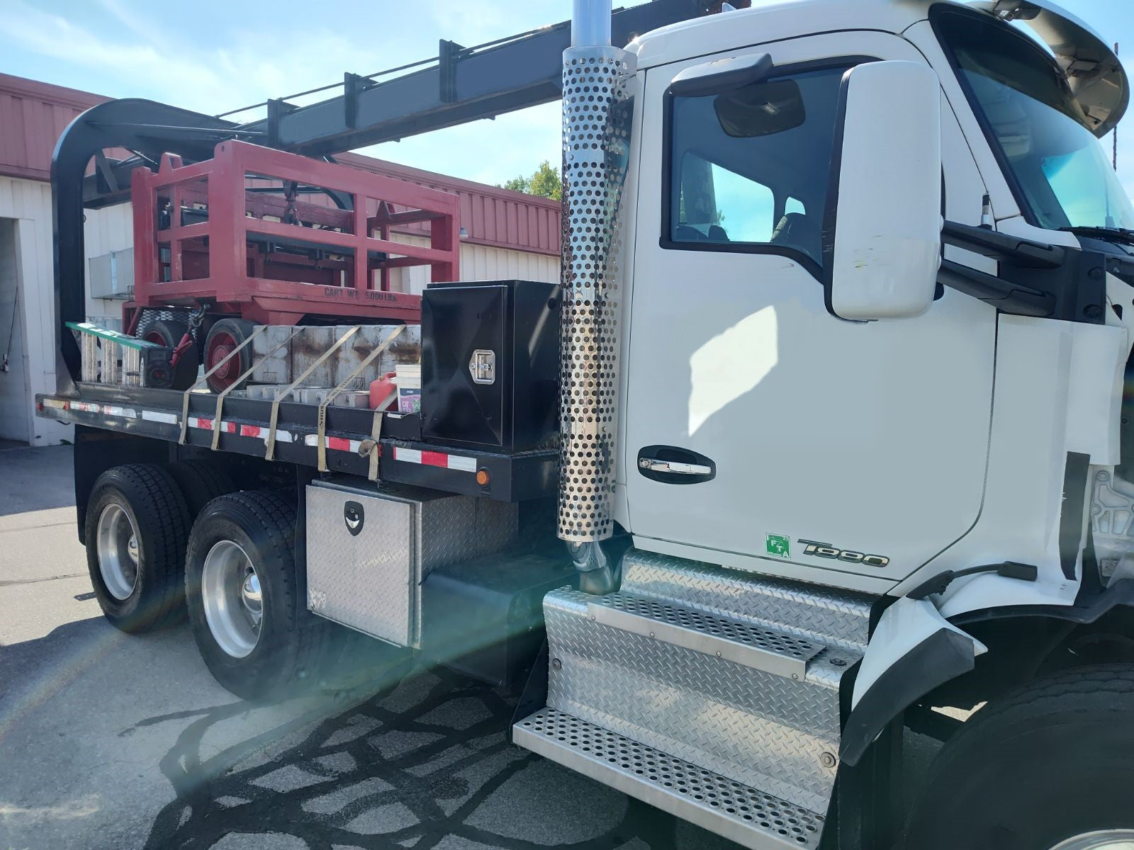 Used 2015 Kenworth T880 Test Truck with Test Cart and 20K of Test Weights