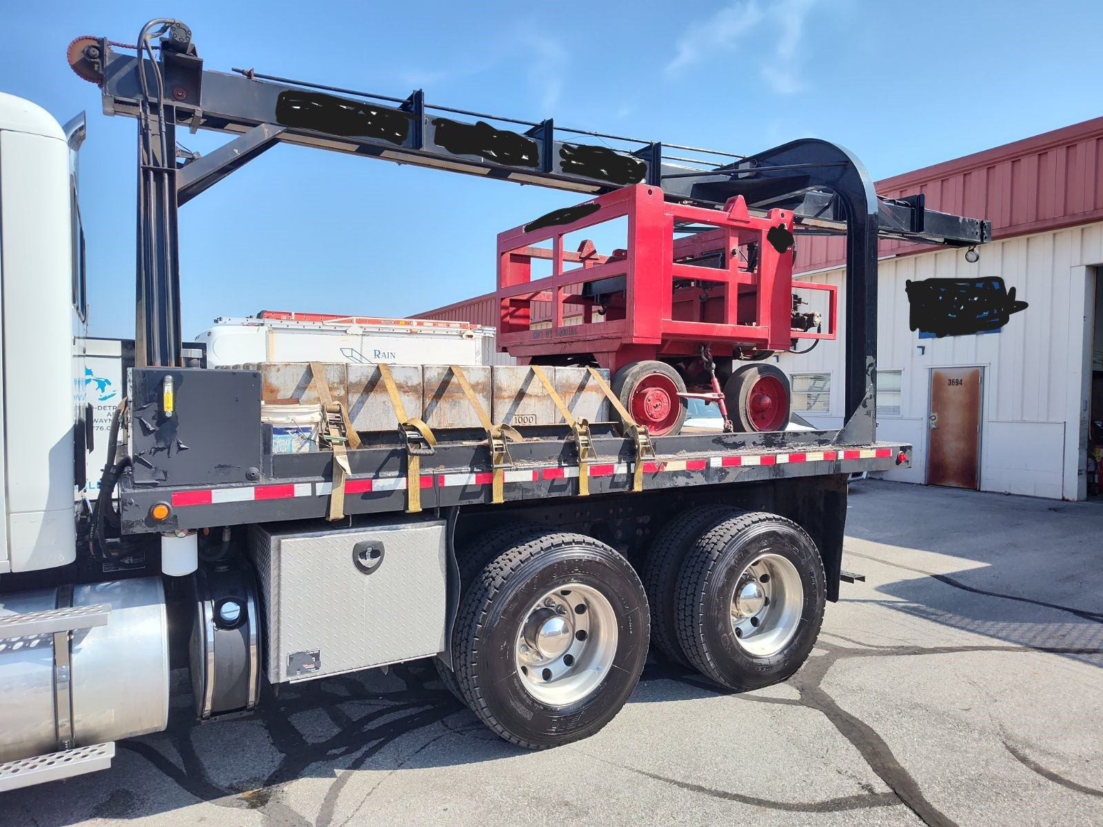Used 2015 Kenworth T880 Test Truck with Test Cart and 20K of Test Weights