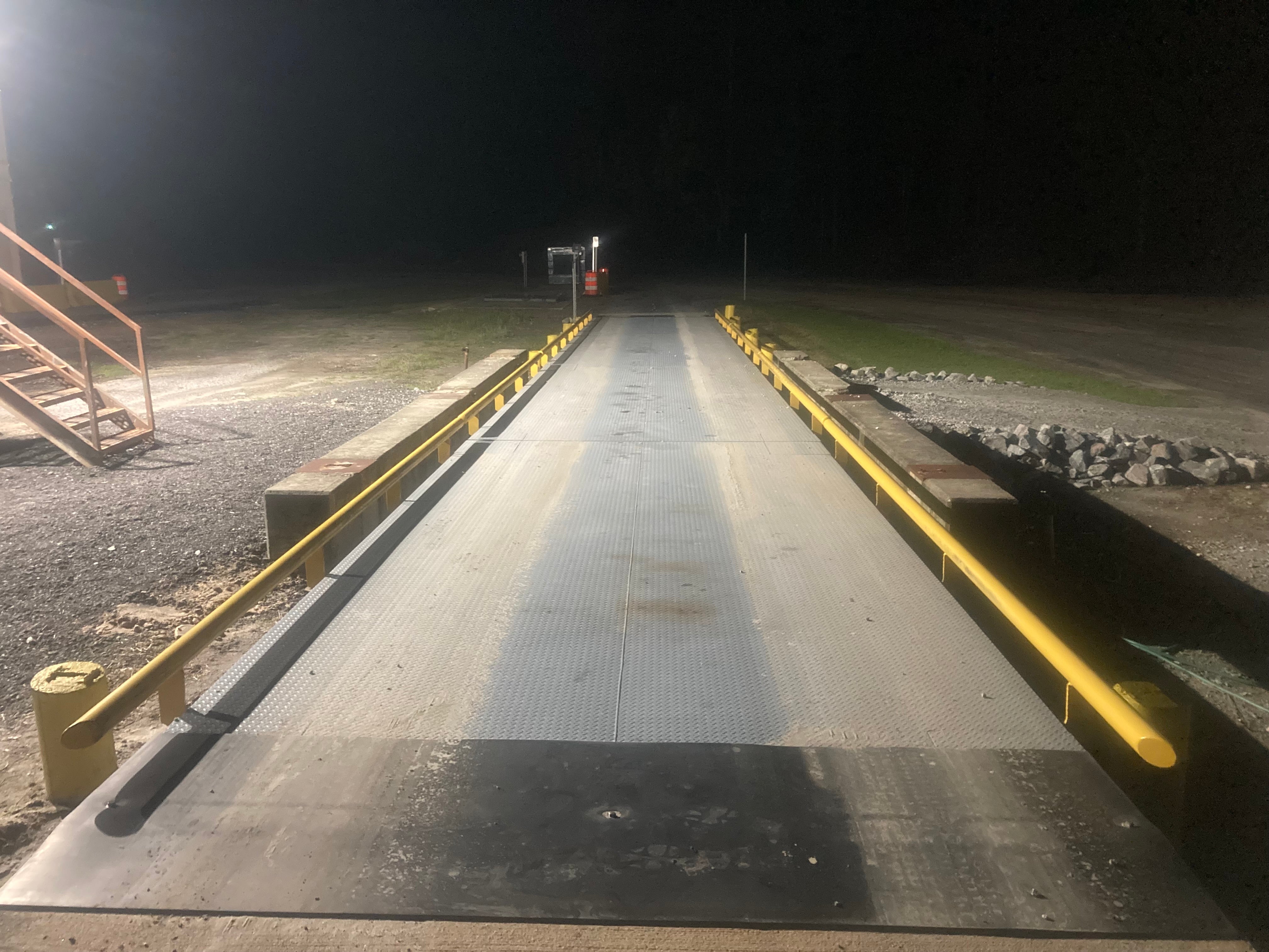 Nearly New Mid-America TS Series Steel Deck Truck Scale, 80 x 10 w/10 Year Warranty - For Sale in Georgia