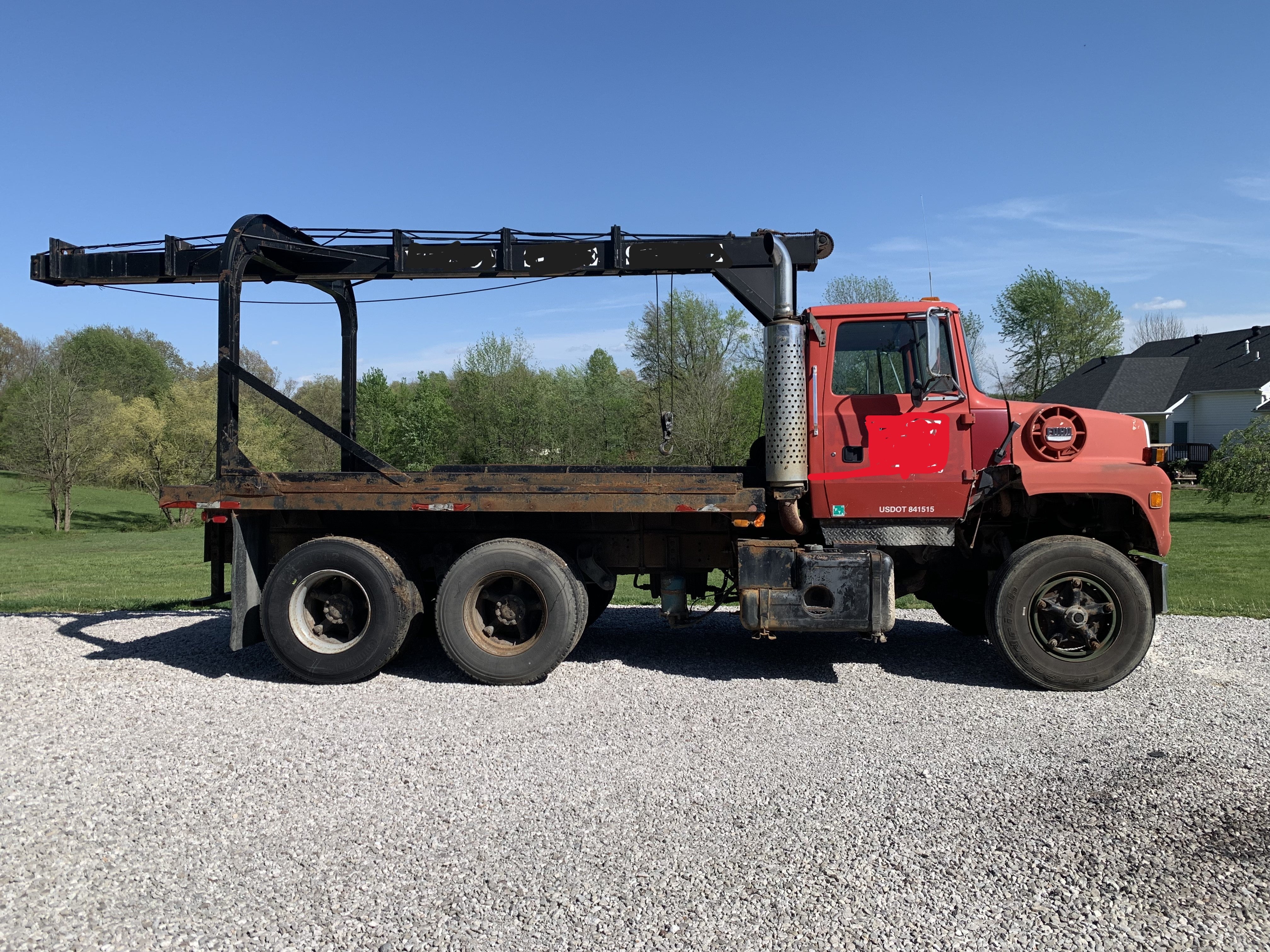 Used Ford LT9000 Open Body Flatbed Test Truck (Pre-1990's)