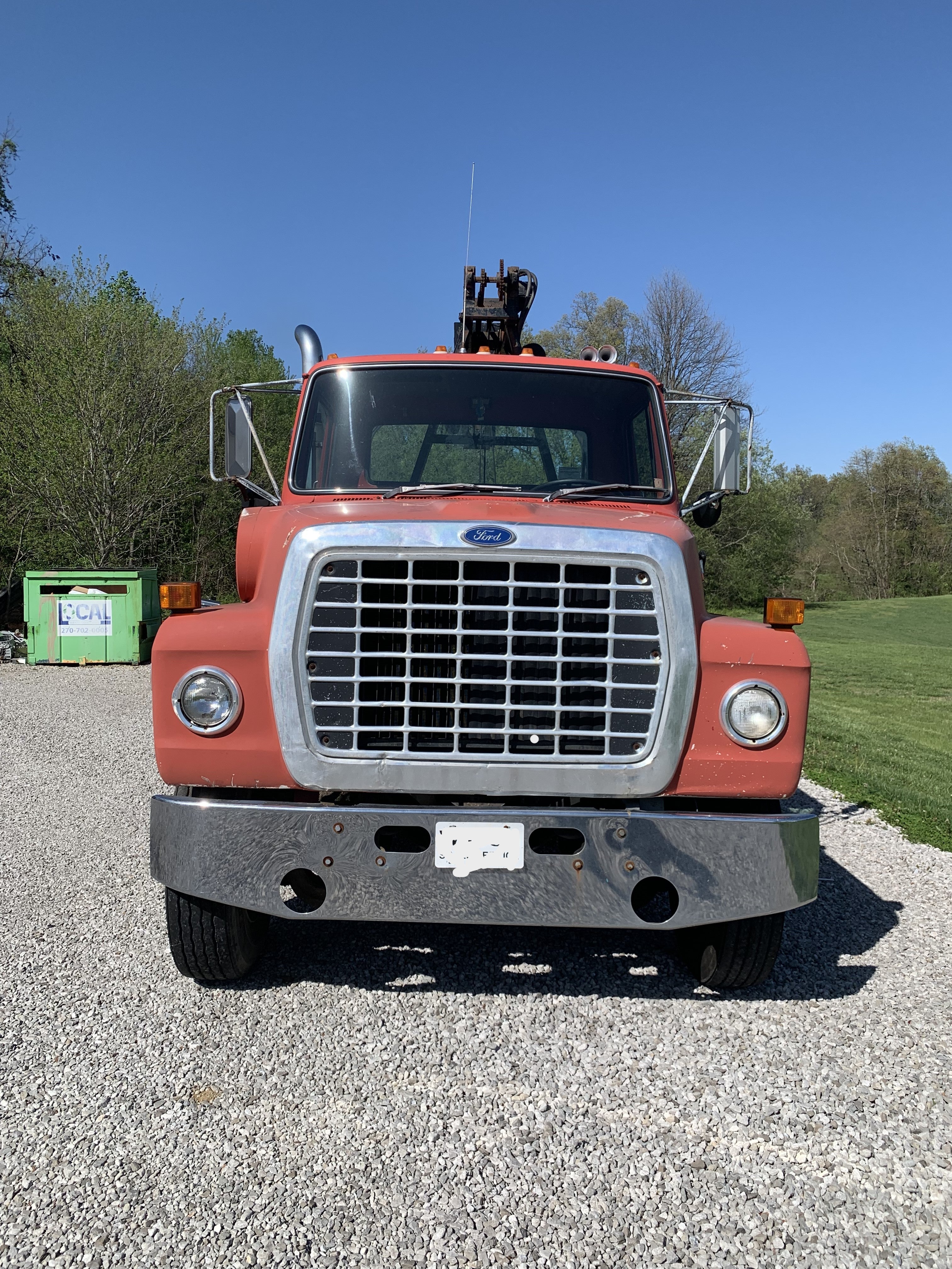 Used Ford LT9000 Open Body Flatbed Test Truck (Pre-1990's)