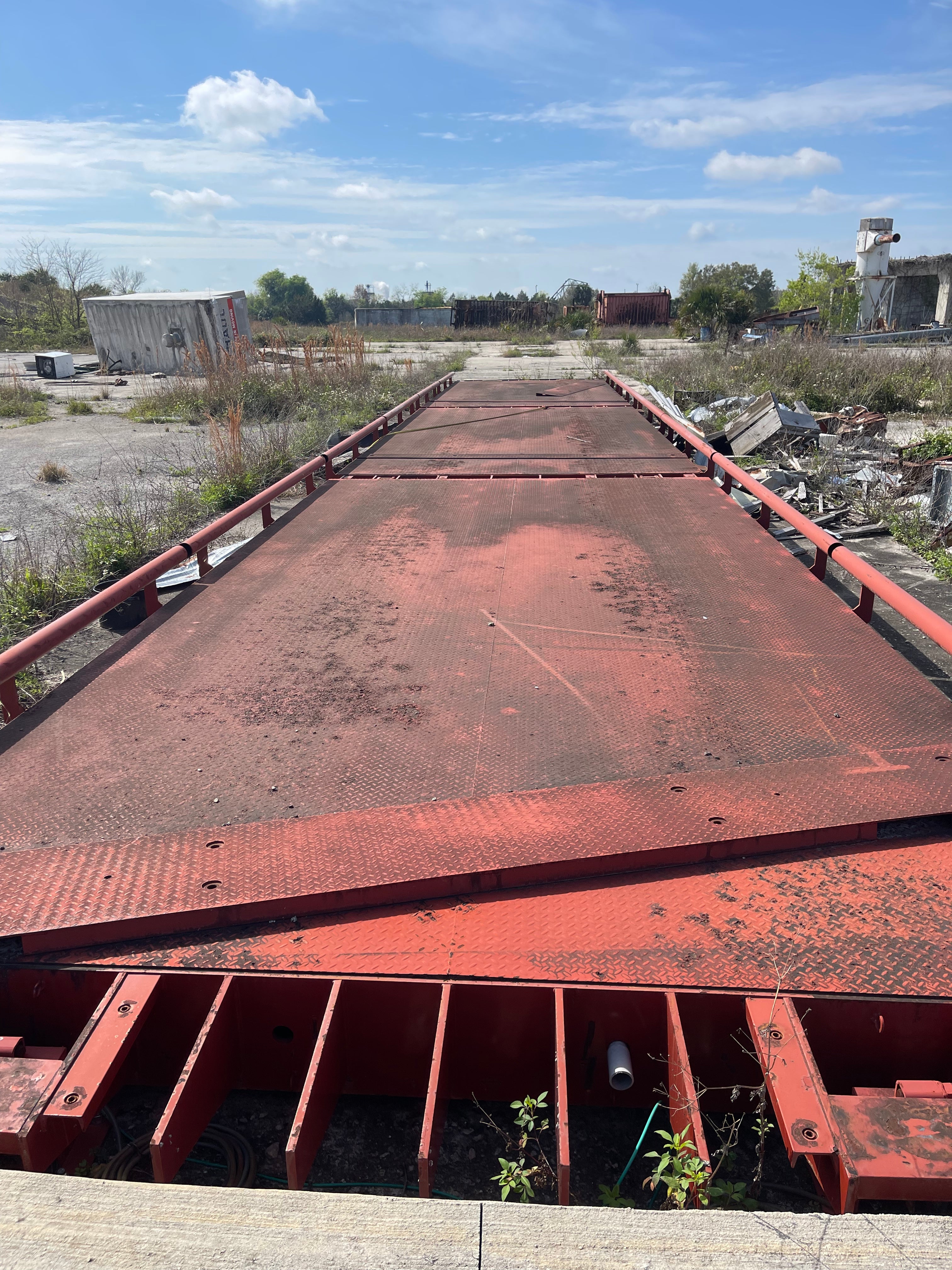 Used B-TEK 72 x 11 Steel Deck Truck Scale - For Sale in Florida
