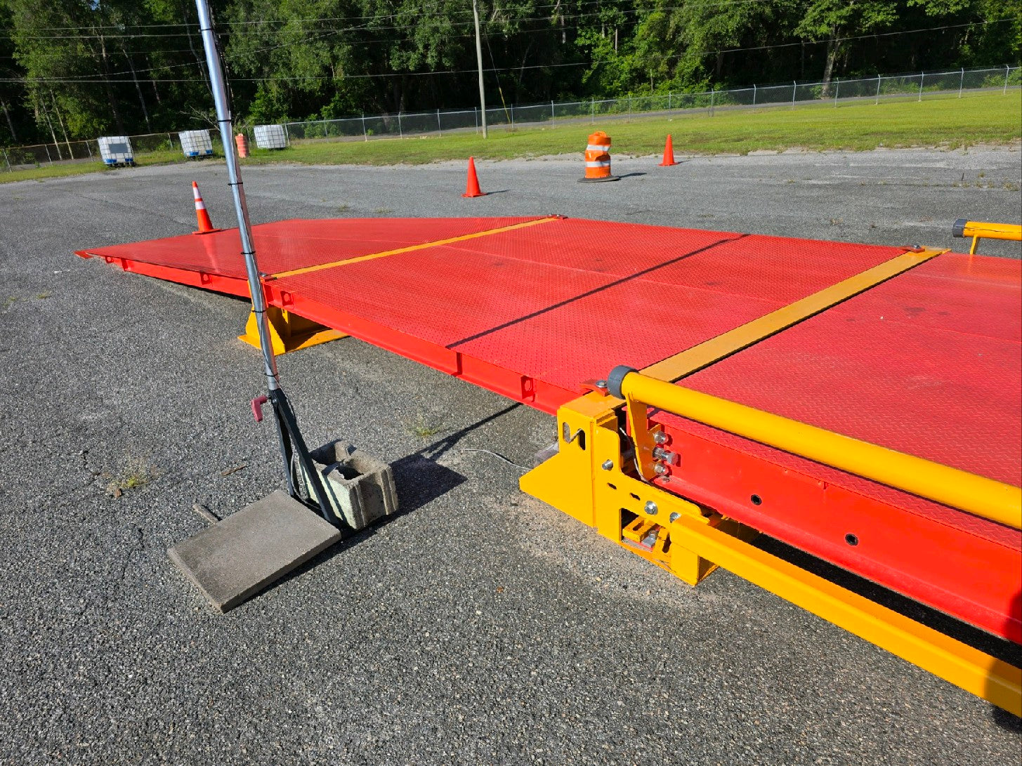 Used 2023 Thurman 8595 Portable Steel Deck Truck Scale w/Portable Steel Ramps, 70 x 10 - For Sale in Georgia