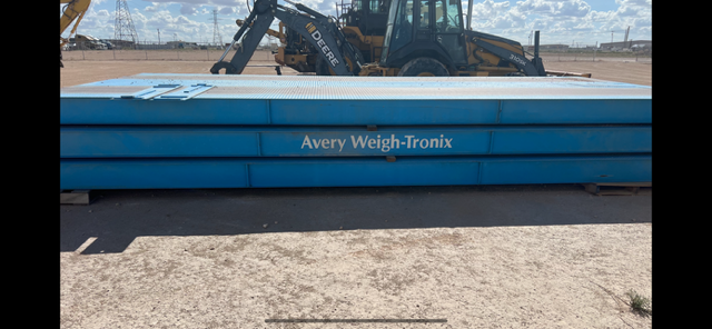Used Avery Weigh Tronix BMS Steel Deck Truck Scale, 75 x 11 - For Sale In Texas