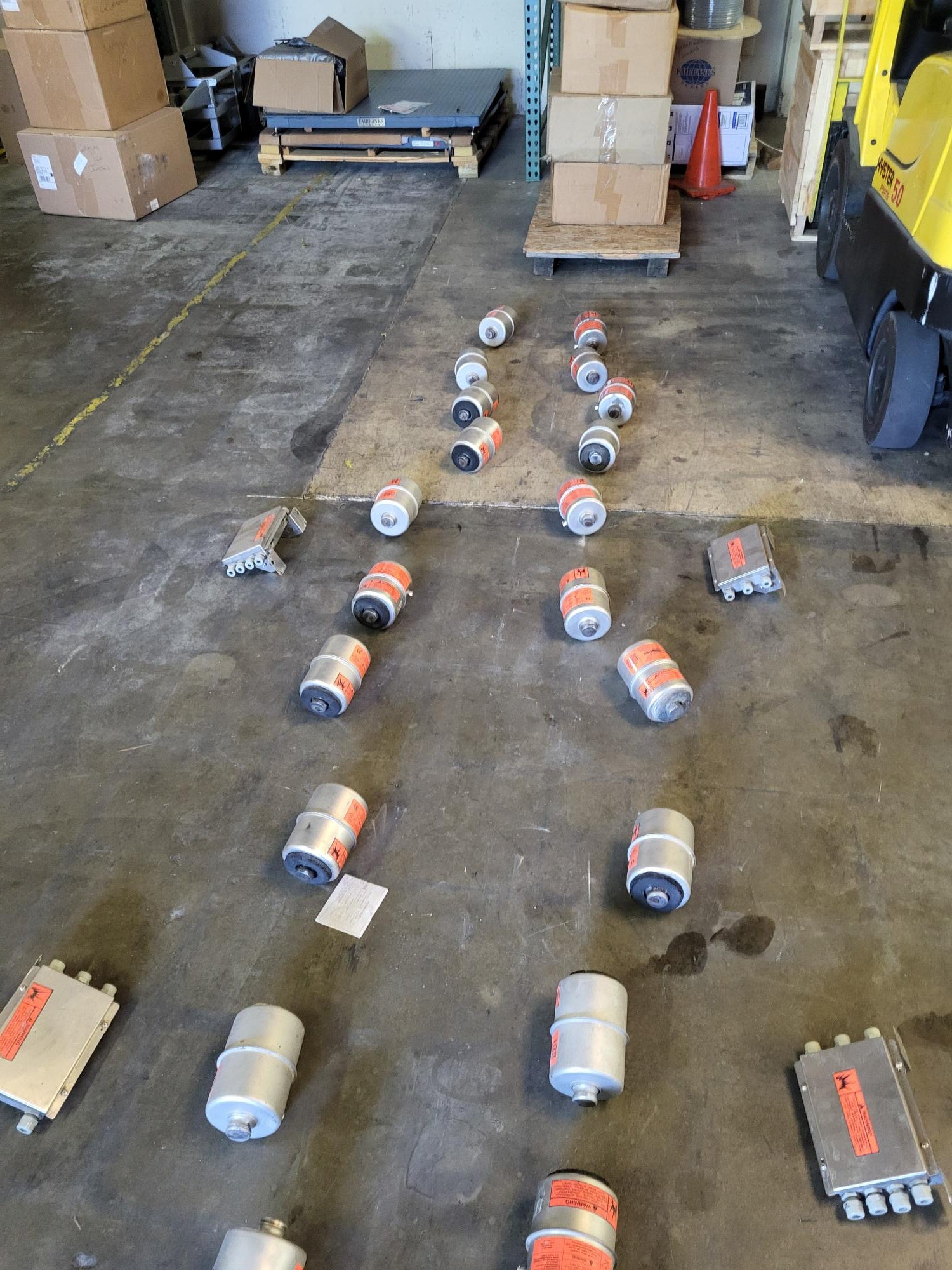 Used Mettler Toledo 30 CMOS Load Cell Package with Cables & J-Boxes