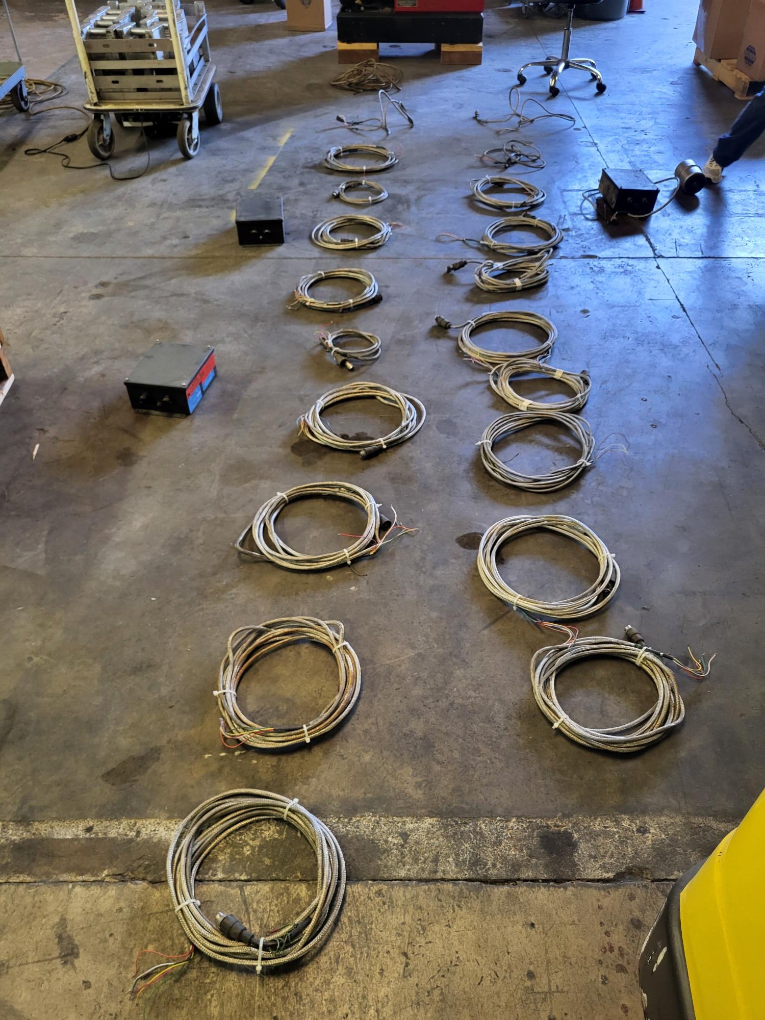 Used Mettler Toledo 30 CMOS Load Cell Package with Cables & J-Boxes