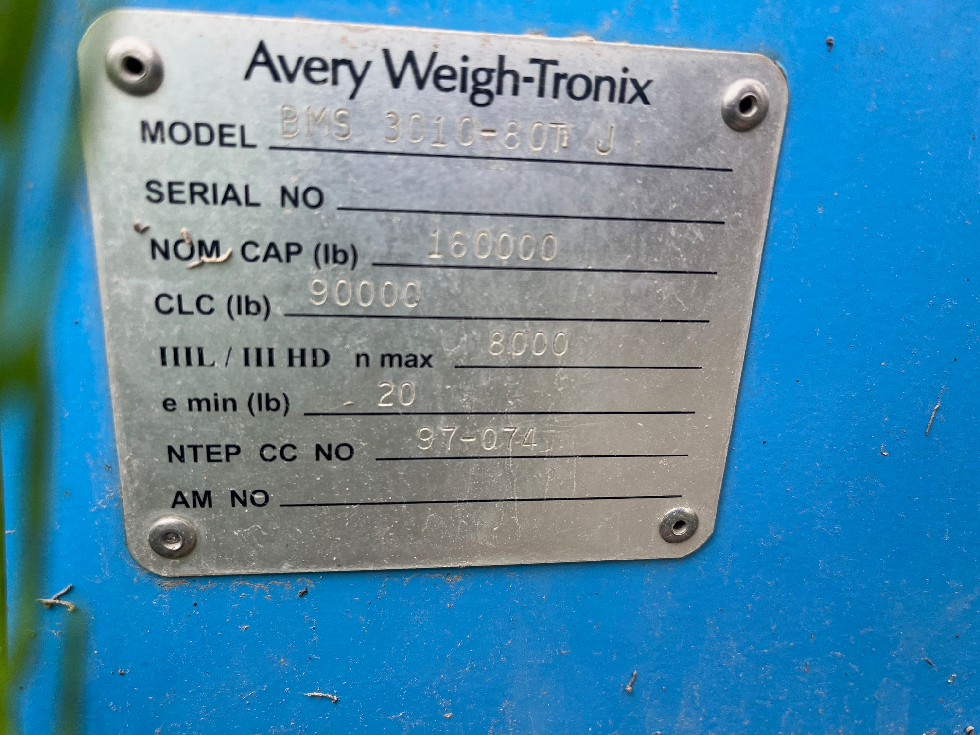 Never Installed Avery Weigh Tronix BMS-SD Steel Deck Truck Scale, 30' x 10', For sale in New York