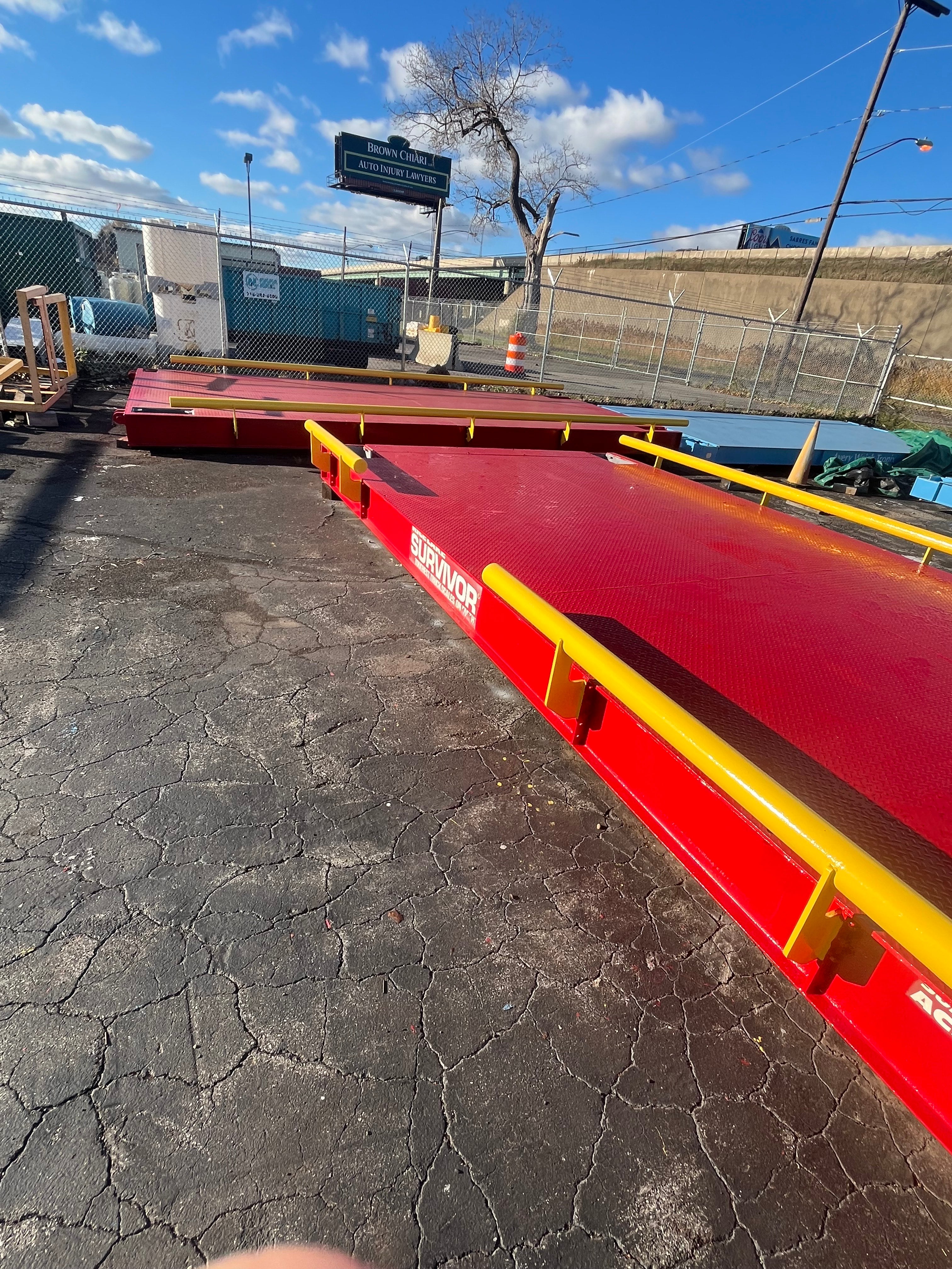 Refurbished 2012 Rice Lake Survivor OTR 70x11 Steel Deck Truck Scale – Optional- New Portability Frame ($64,000)
