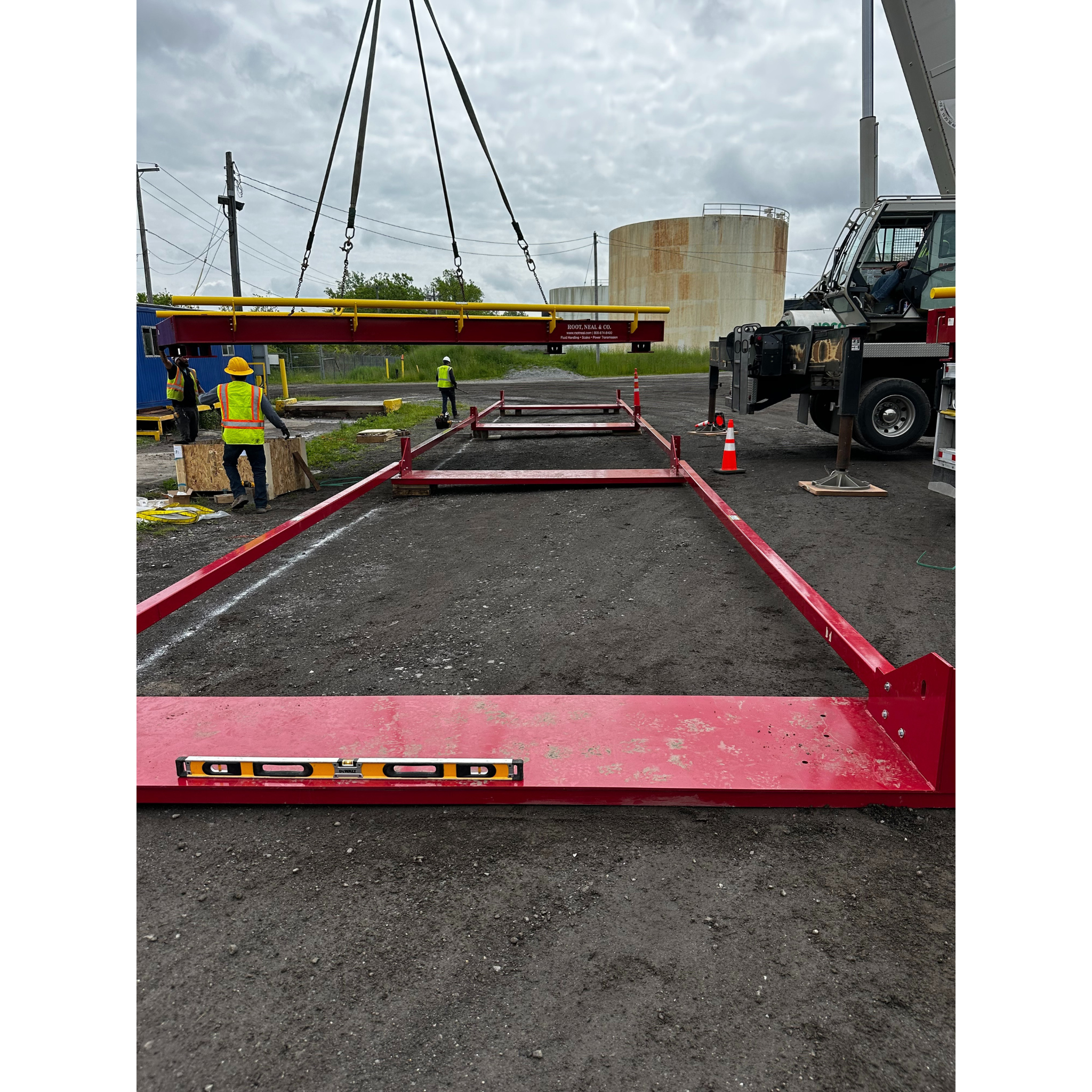 Refurbished 2012 Rice Lake Survivor OTR 70x11 Steel Deck Truck Scale – Optional- New Portability Frame ($64,000)