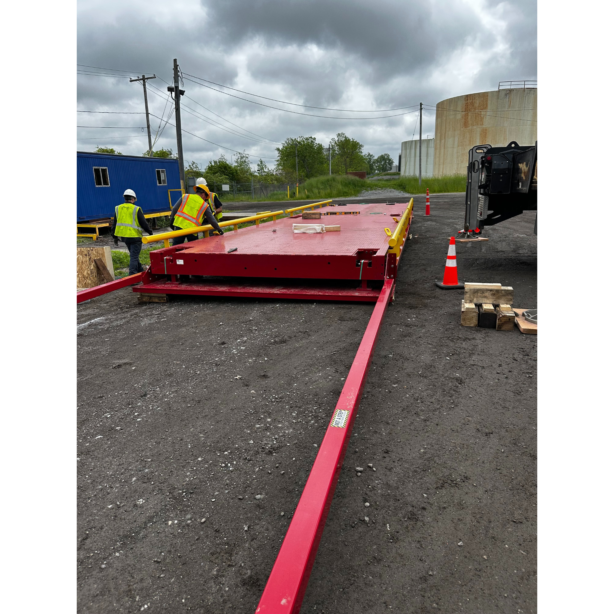 Refurbished 2012 Rice Lake Survivor OTR 70x11 Steel Deck Truck Scale – Optional- New Portability Frame ($64,000)