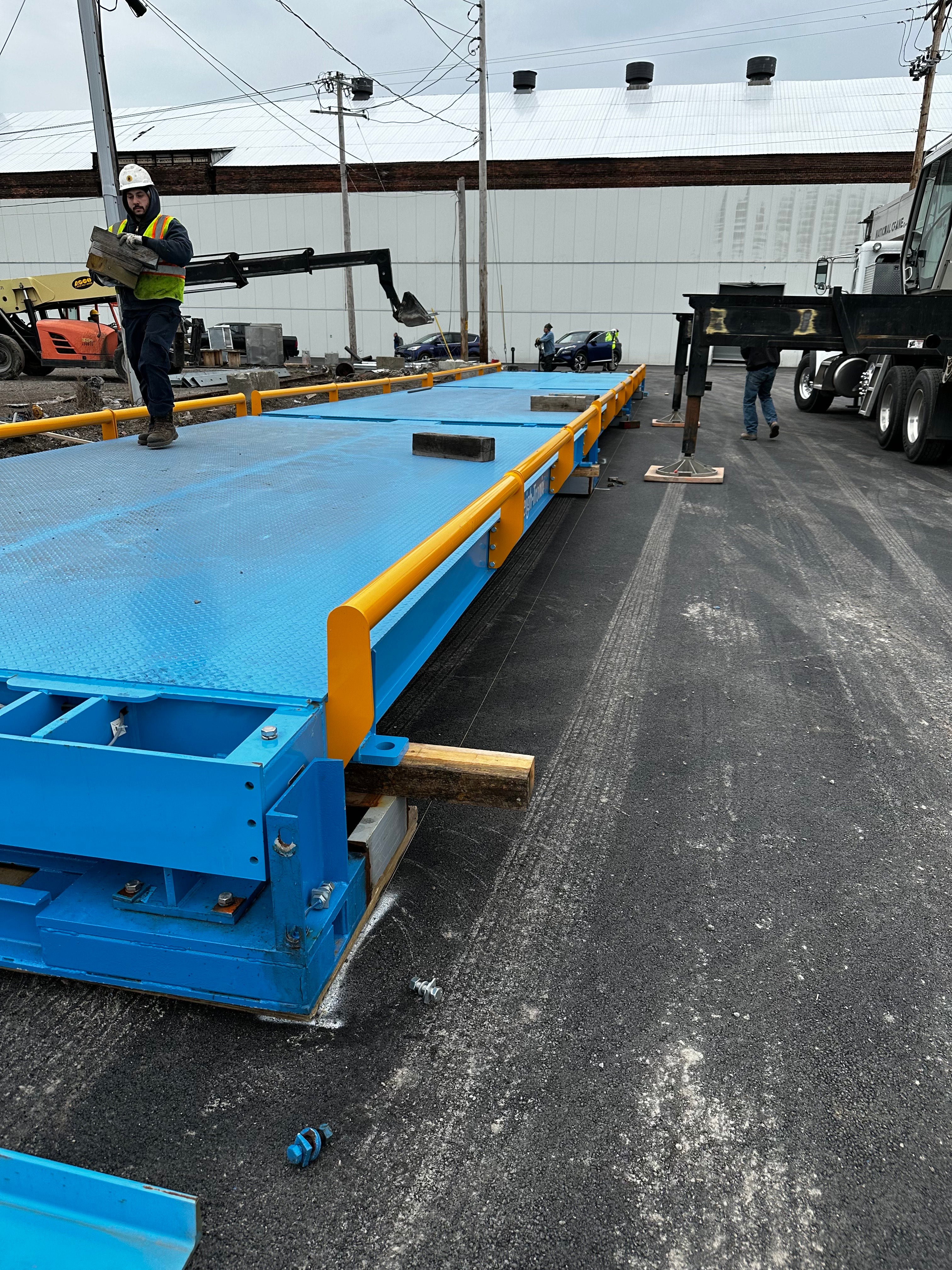 Used 2023 Avery Weigh Tronix BMS Portable Steel Deck Truck Scale, 70' x 11' - For Sale in New York State