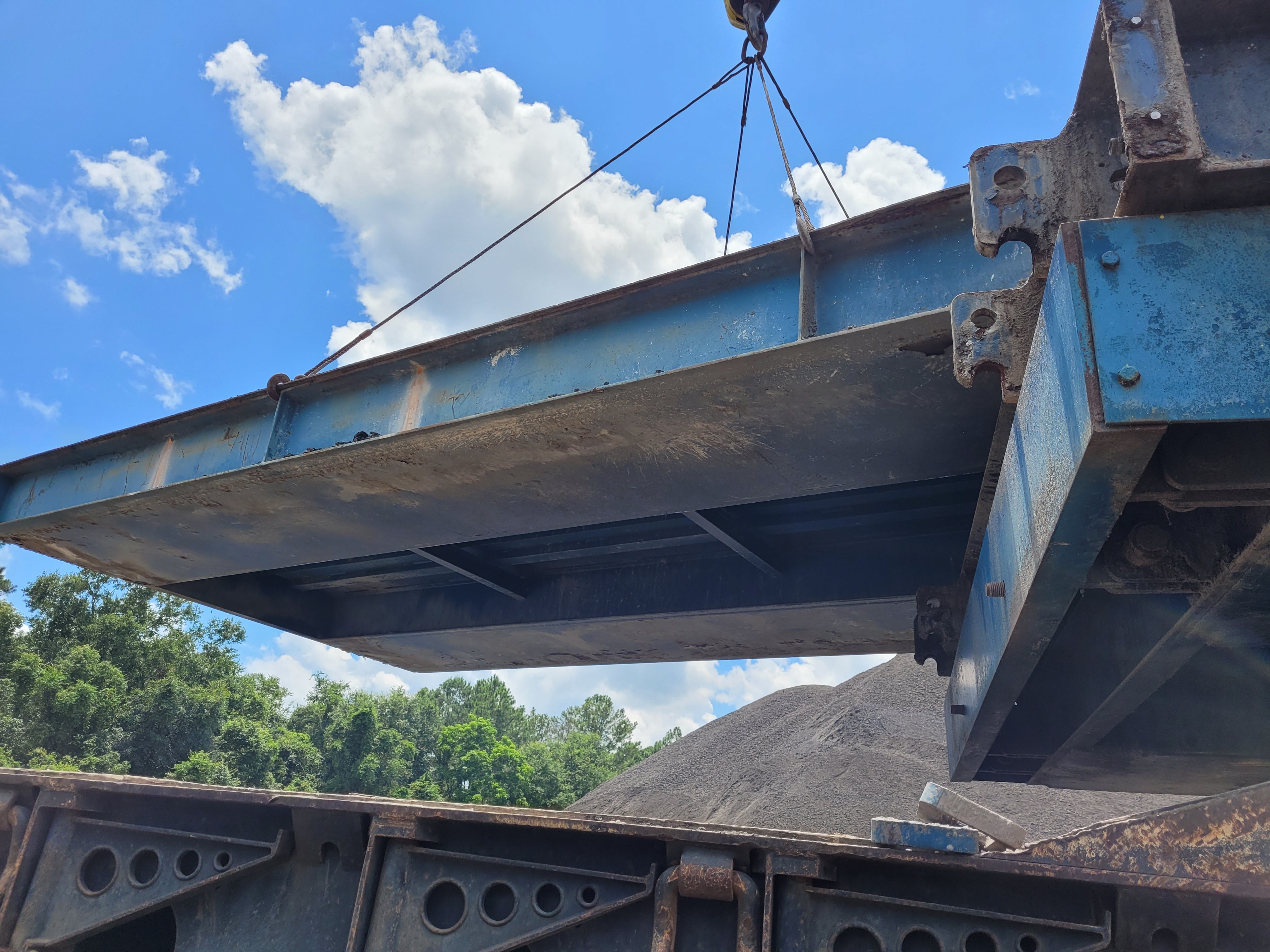 Used Unibridge Portable Steel Deck Truck Scale, 90' x 10' - For Sale in Georgia