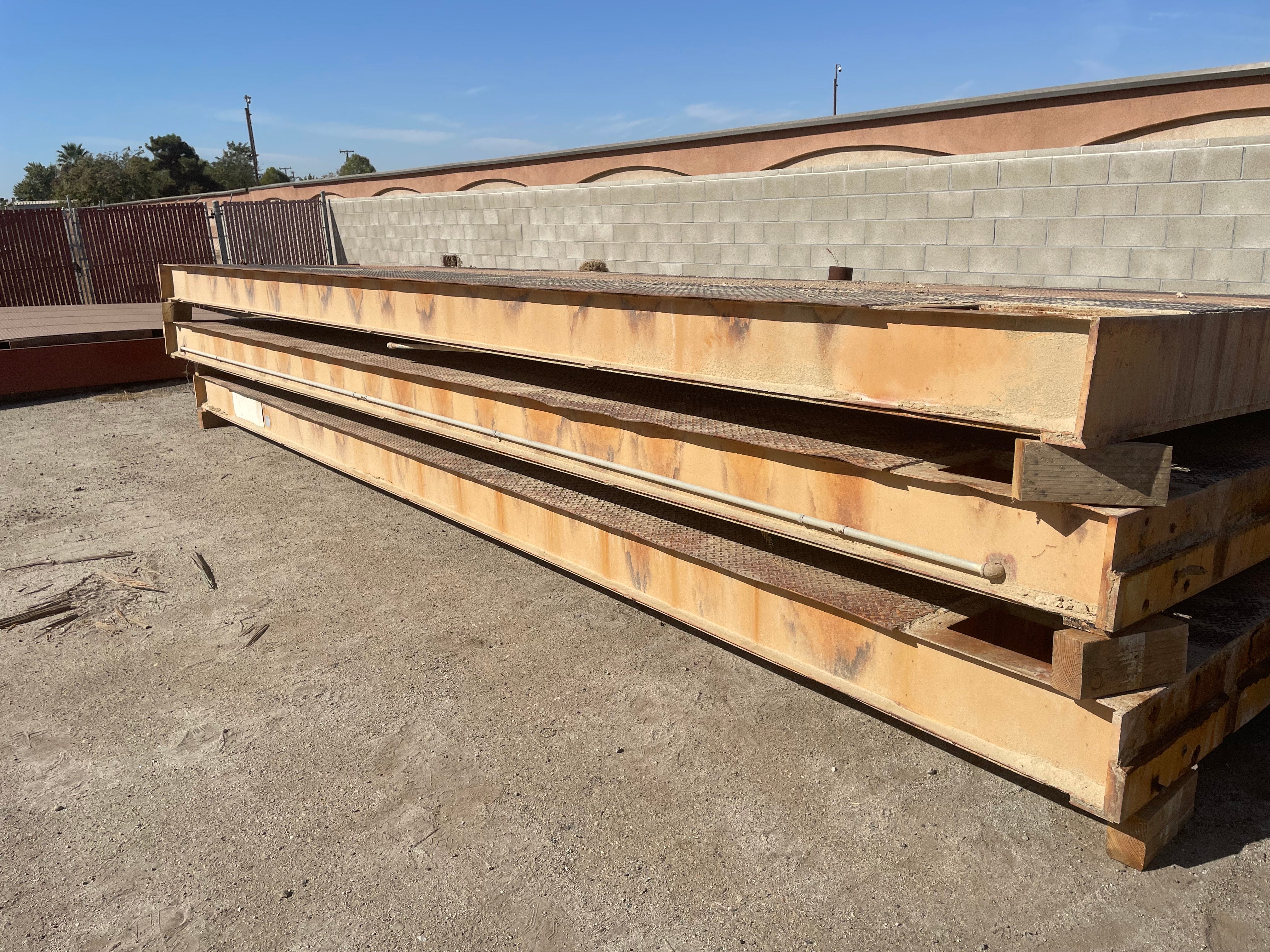 Used CMI Pit Saver Steel Deck Truck Scale, 70' x10' - For Sale in California