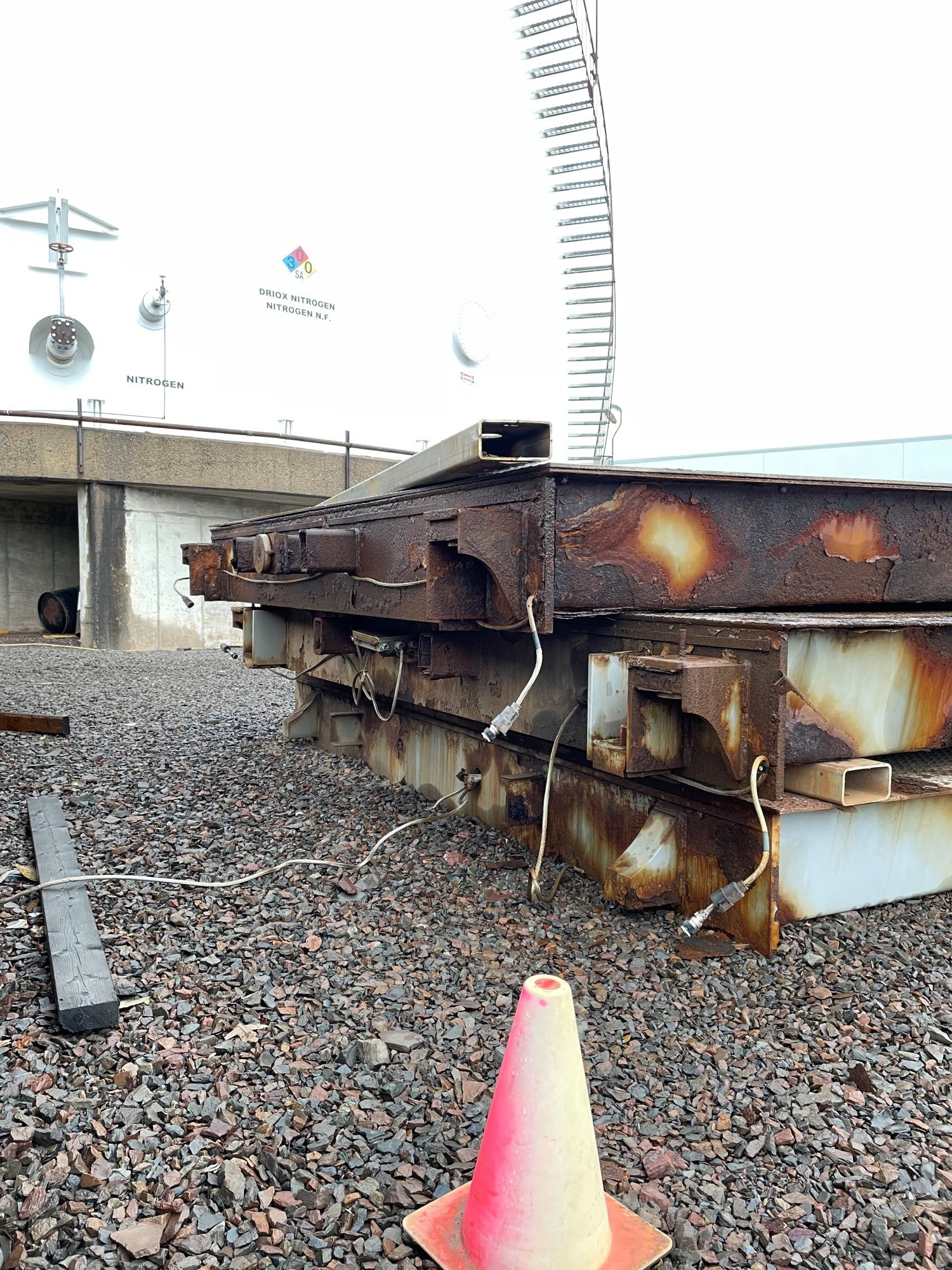 Used Mettler Toledo 7562-B Steel Deck Truck Scale, 60 x 11 - For Sale in Pennyslvania