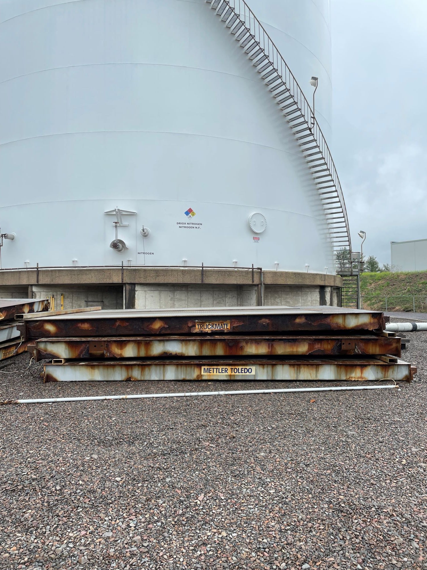 Used Mettler Toledo 7562-B Steel Deck Truck Scale, 60 x 11 - For Sale in Pennyslvania