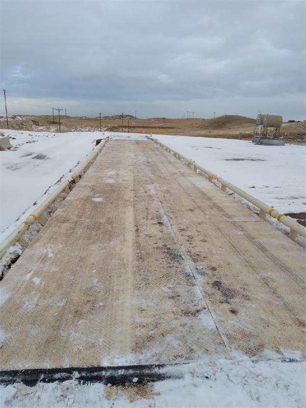 Used 2018 Cardinal Armor Portable Steel Deck Truck Scale, 80' x 11' - For Sale in Wyoming