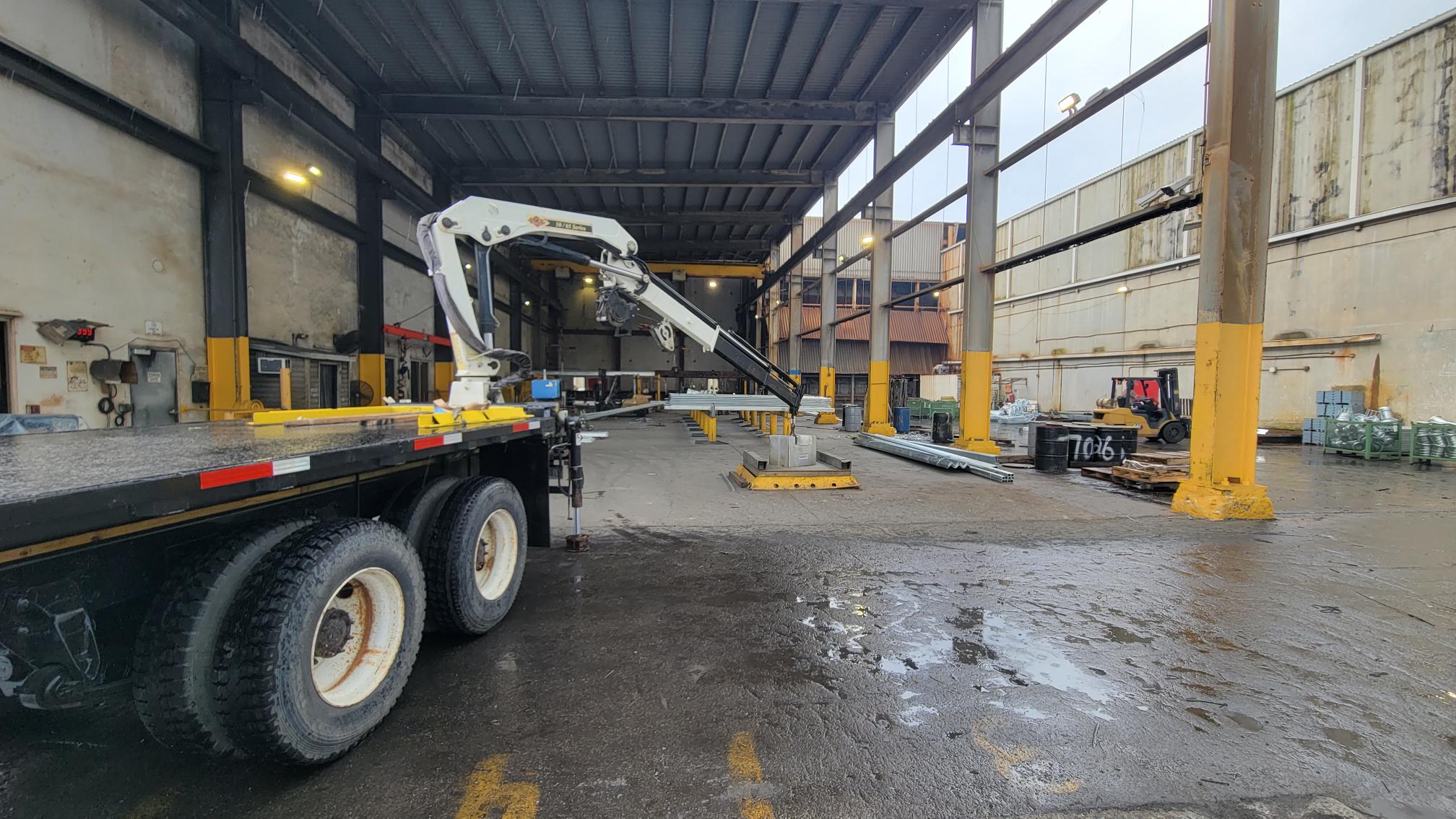 Used 2012 Freightliner M2 106 Crew Cab Test Truck with Boom