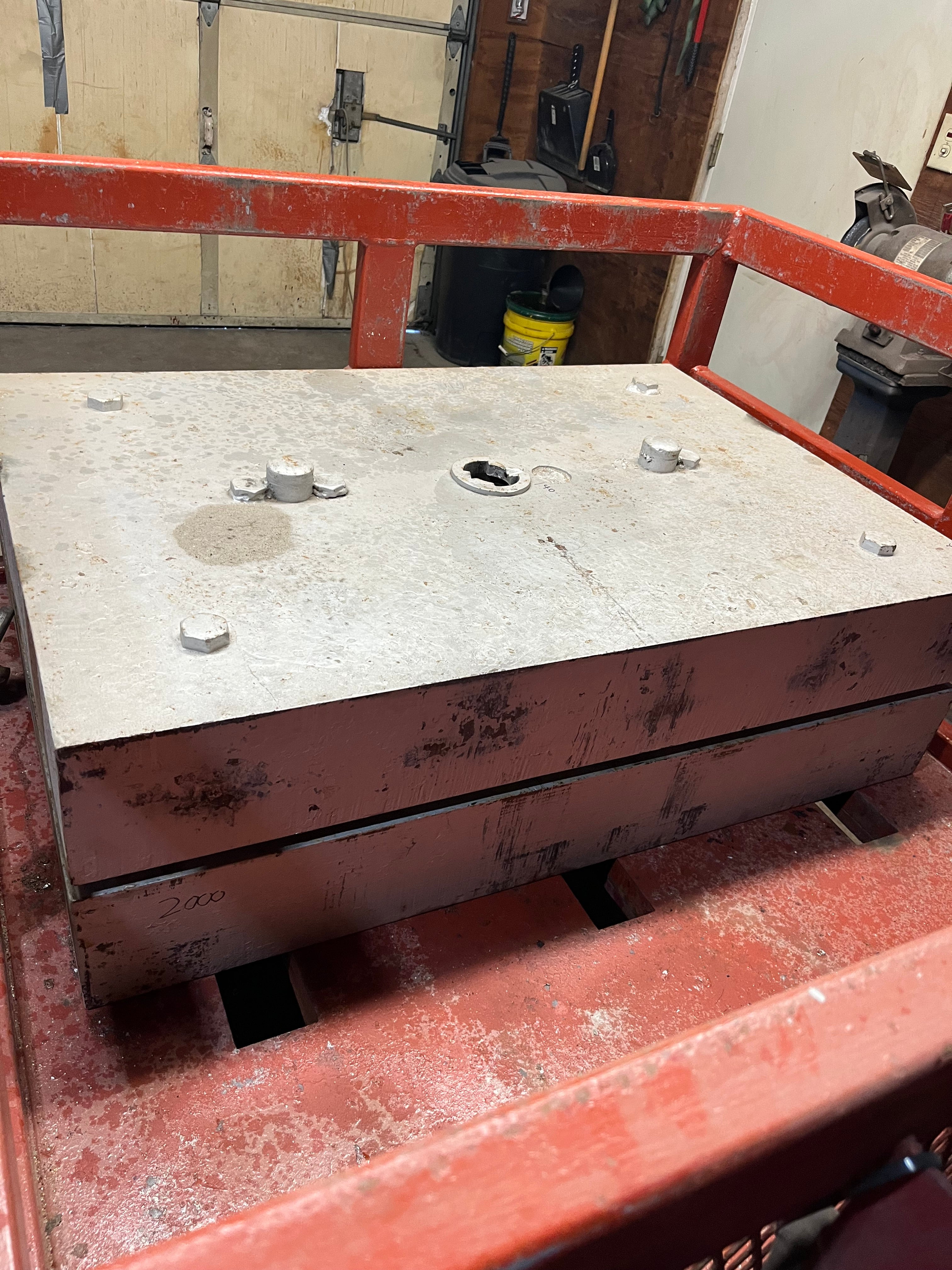 Used 2000 lb Slab Weight