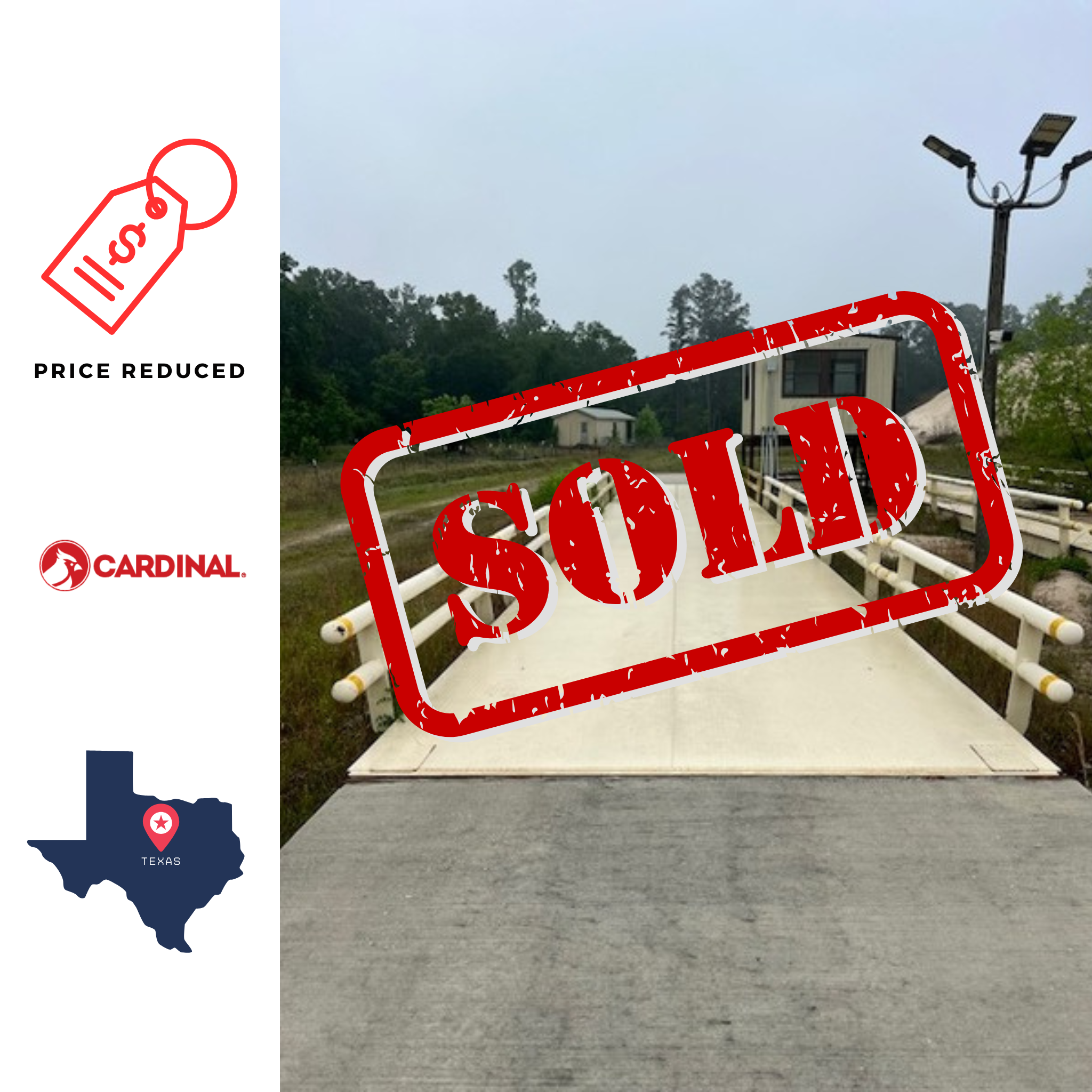 Used 2019 Cardinal Armor 70x11 Steel Deck Truck Scale β Located in Texas