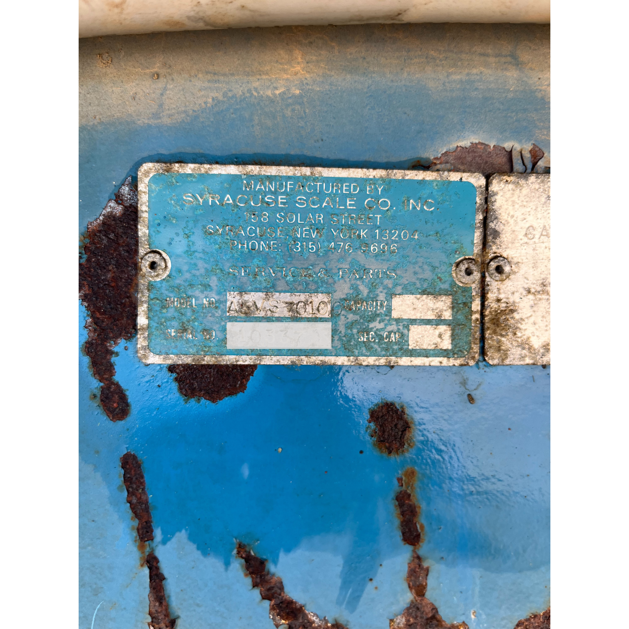 Used Atlas 70x10 Steel Deck Truck Scale - NY