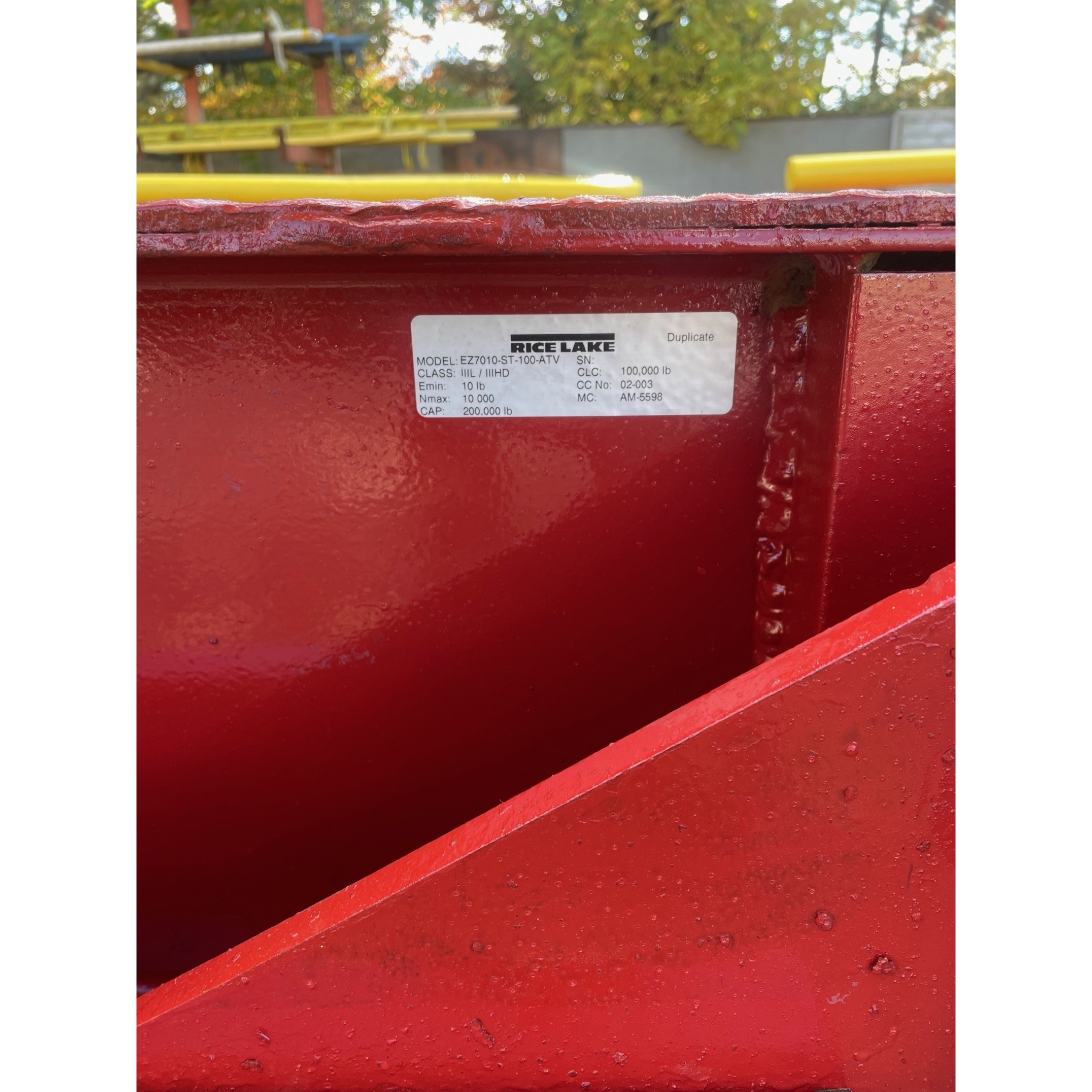 Refurbished 2005 Rice Lake ATV 70x10 Portable Truck Scale - New Jersey