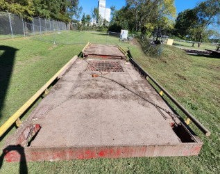 Used Rice Lake 70x11 OTR Truck Scale with Grain Dump - For Sale in Illinois