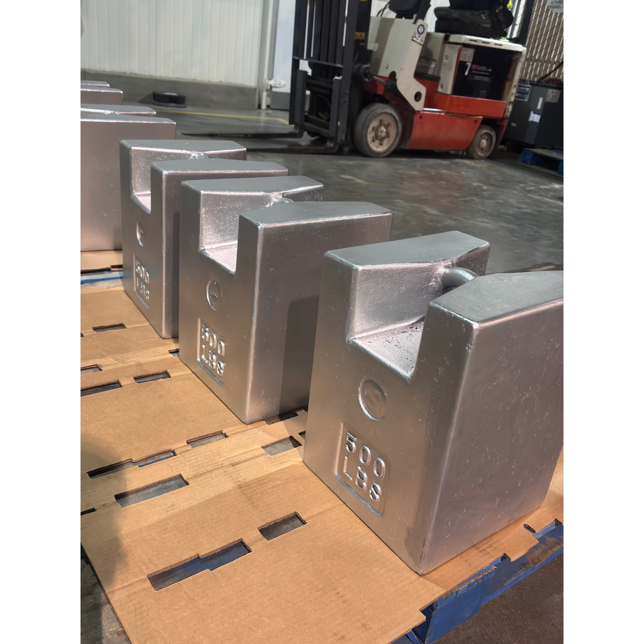 Used Rice Lake 500 lb Test Weights, 7 Available - For Sale in California