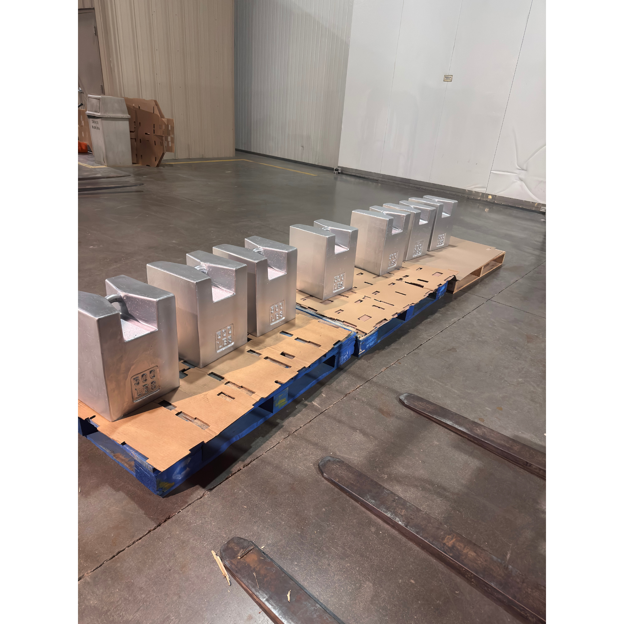 Used Rice Lake 500 lb Test Weights, 7 Available - For Sale in California