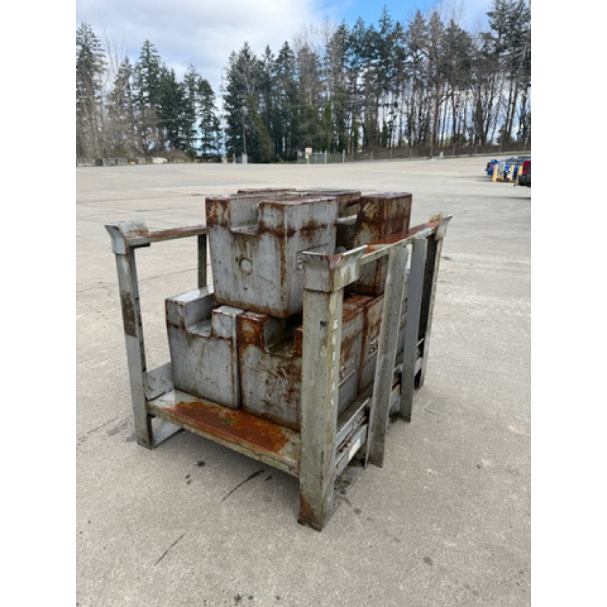 Used 500 lb Block Style Test Weights, Industrial Scale Calibration Weights - For Sale in Washington
