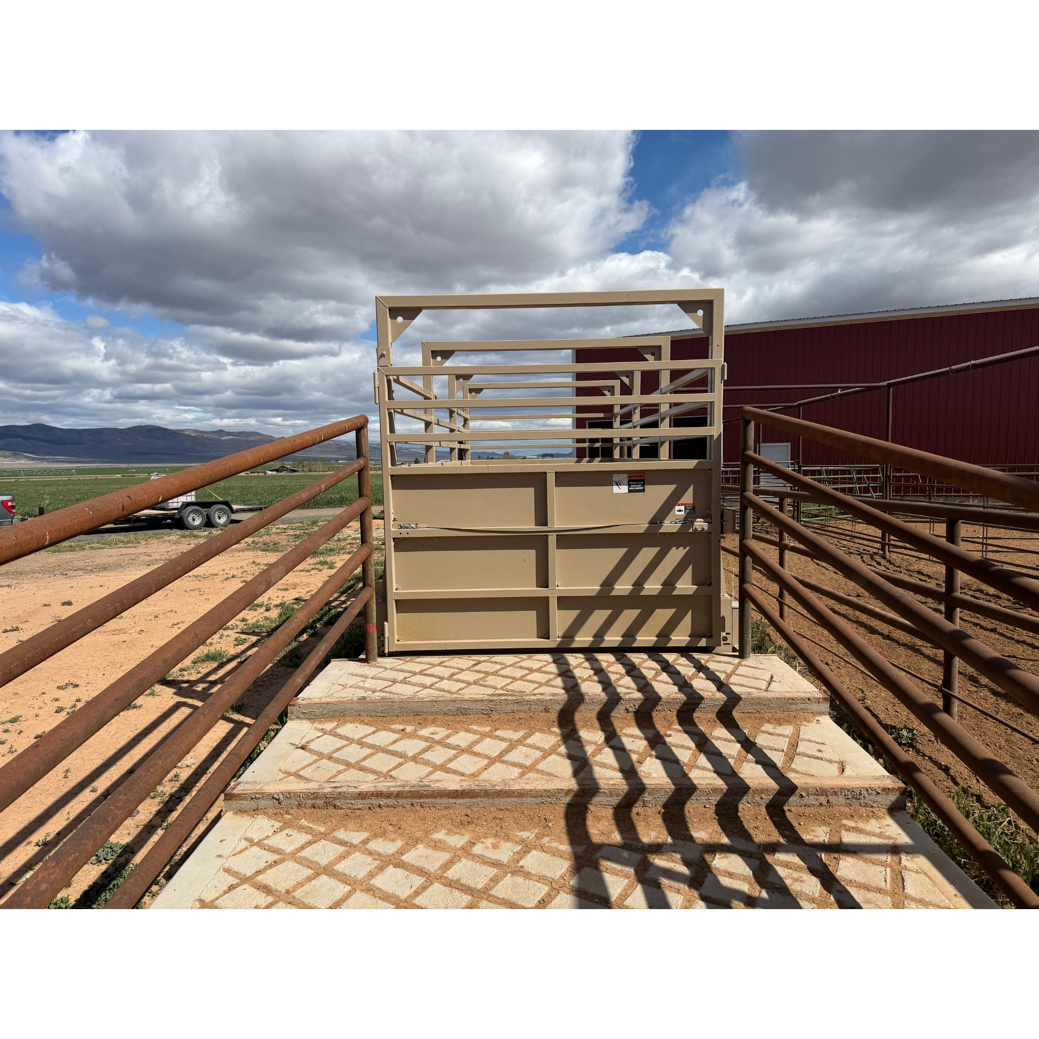 Used 2024 Rice Lake MAS-LS 19x8 Stationary Livestock Scale - For Sale In Utah