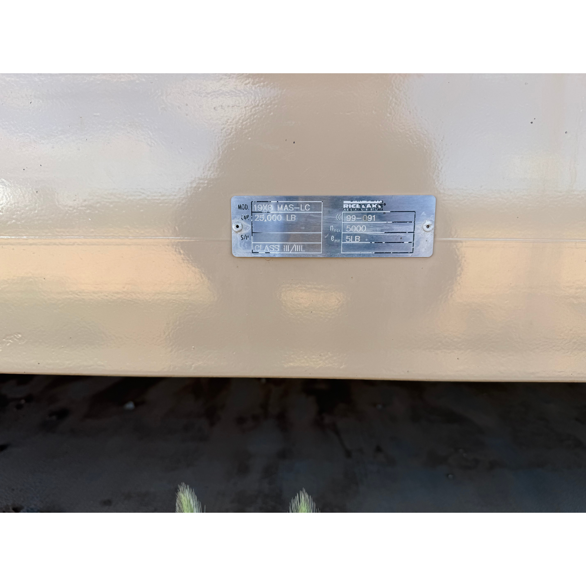 Used 2024 Rice Lake MAS-LS 19x8 Stationary Livestock Scale - For Sale In Utah