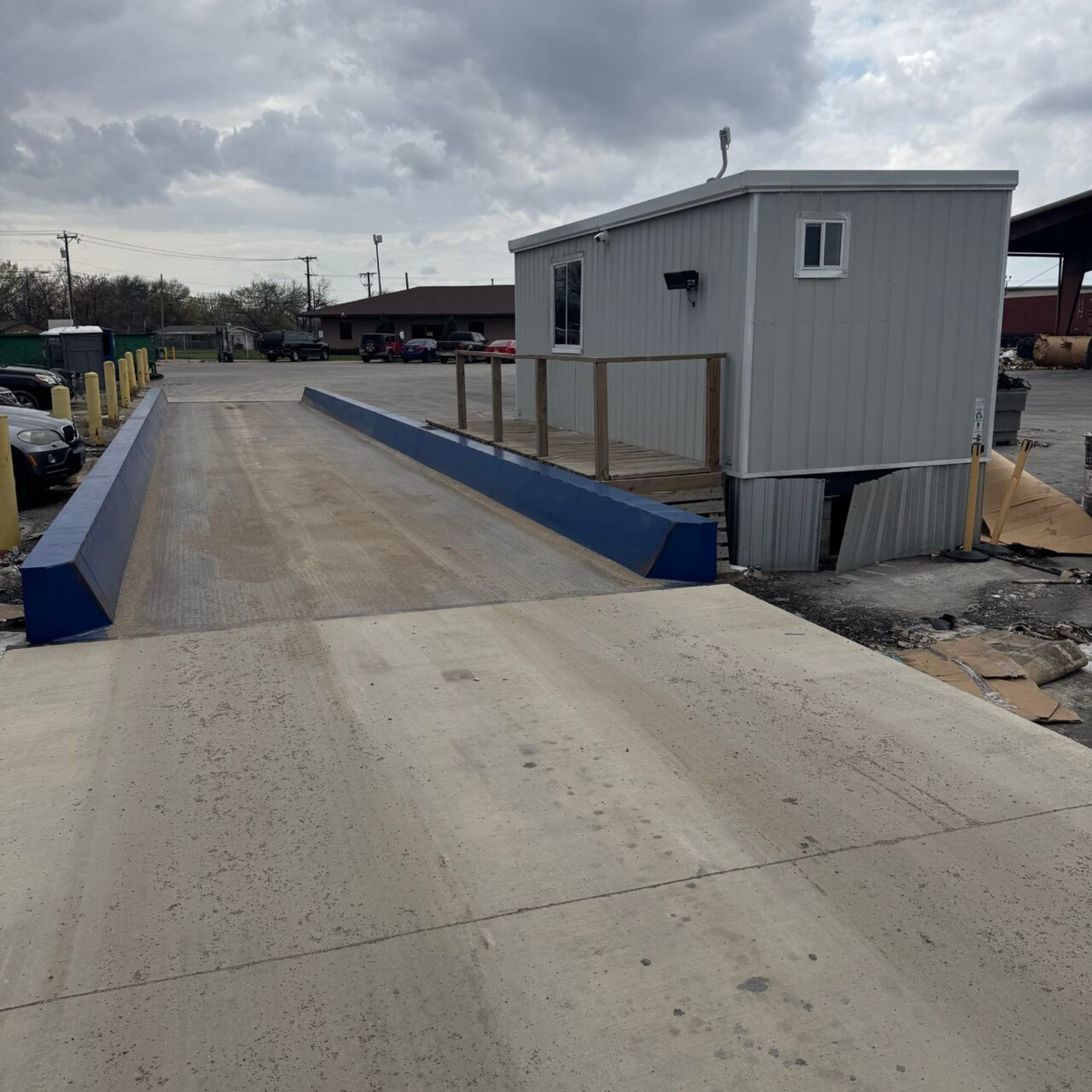 Used 2023 NTEP Certified SWS Sidewinder 70' x 11' Steel Deck Truck Scale System with Scale House – For Sale In Texas