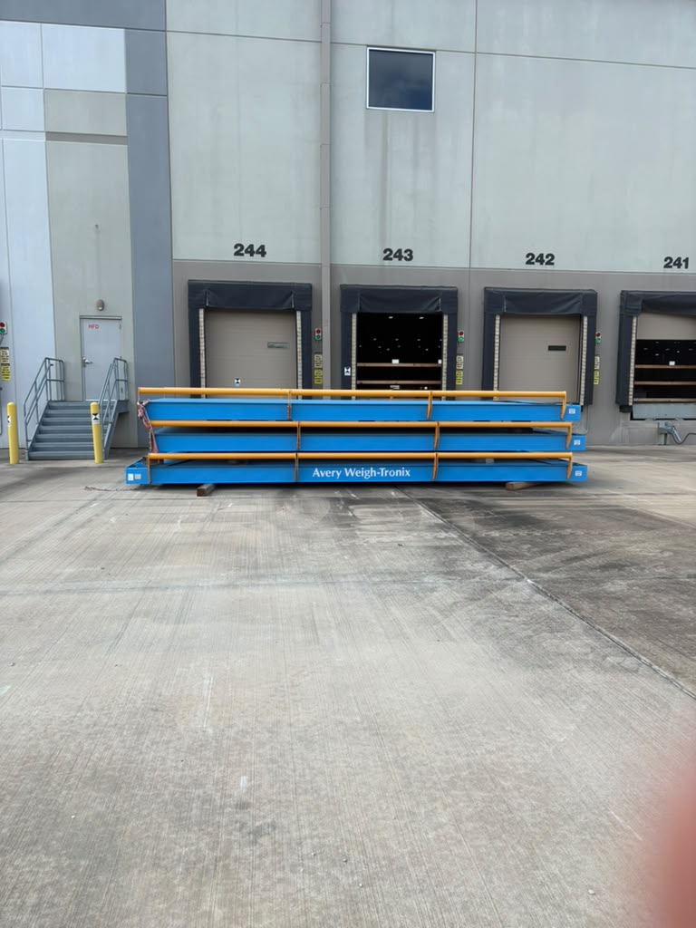 Avery Weigh-Tronix BMS 7010-100T J steel deck truck scale modules in Texas