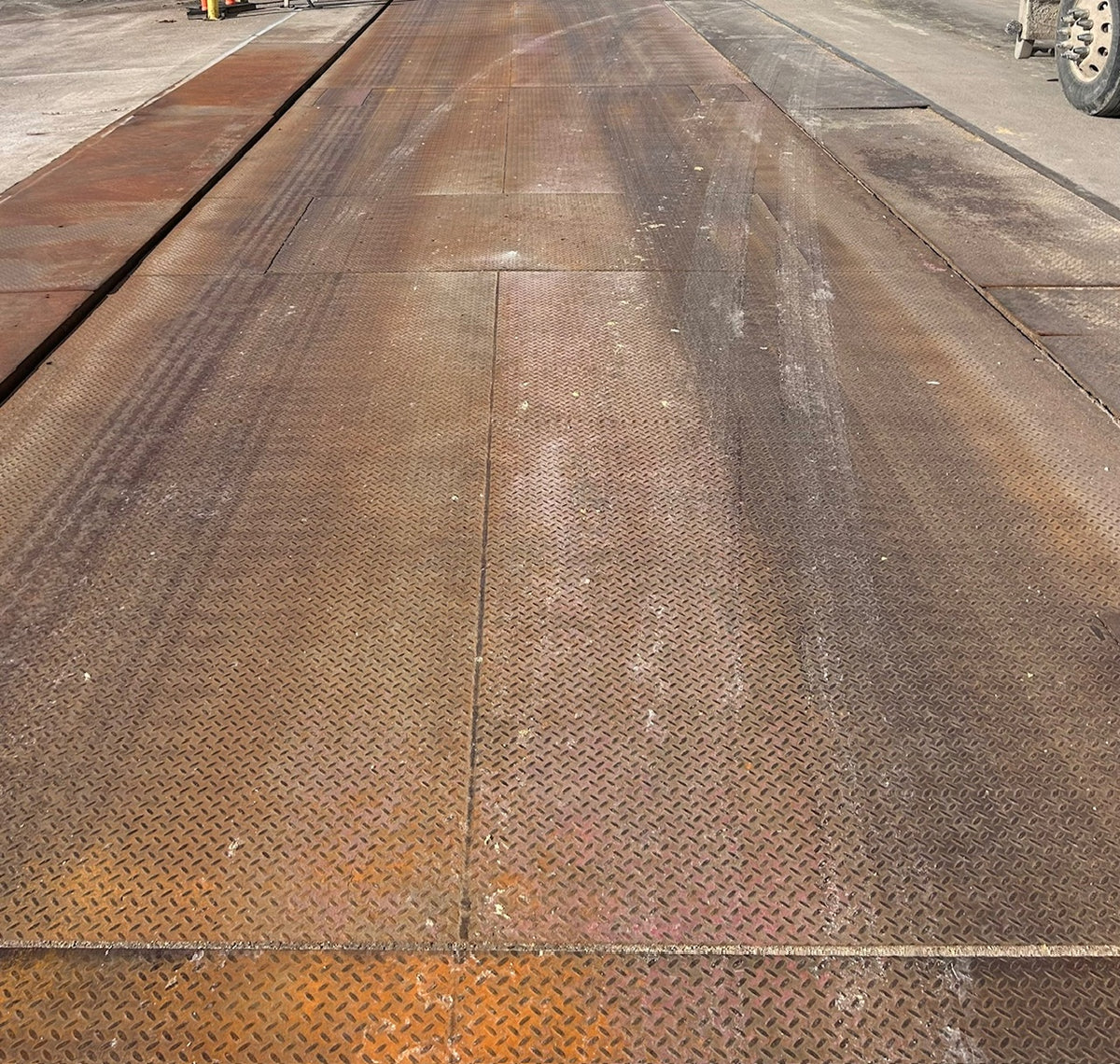 Used Rice Lake OTR-XV 75 x 11 steel deck truck scale