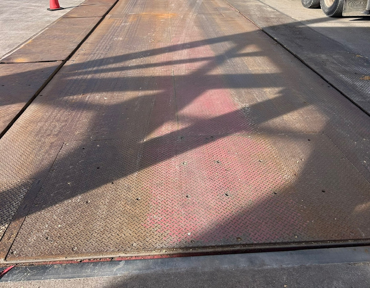 Used Rice Lake OTR-XV 75 x 11 steel deck truck scale