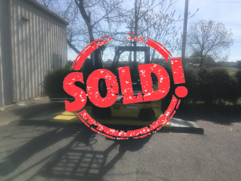 Used Light Duty Cardinal Axle/Floor Scale, 10" x 6" with ramps