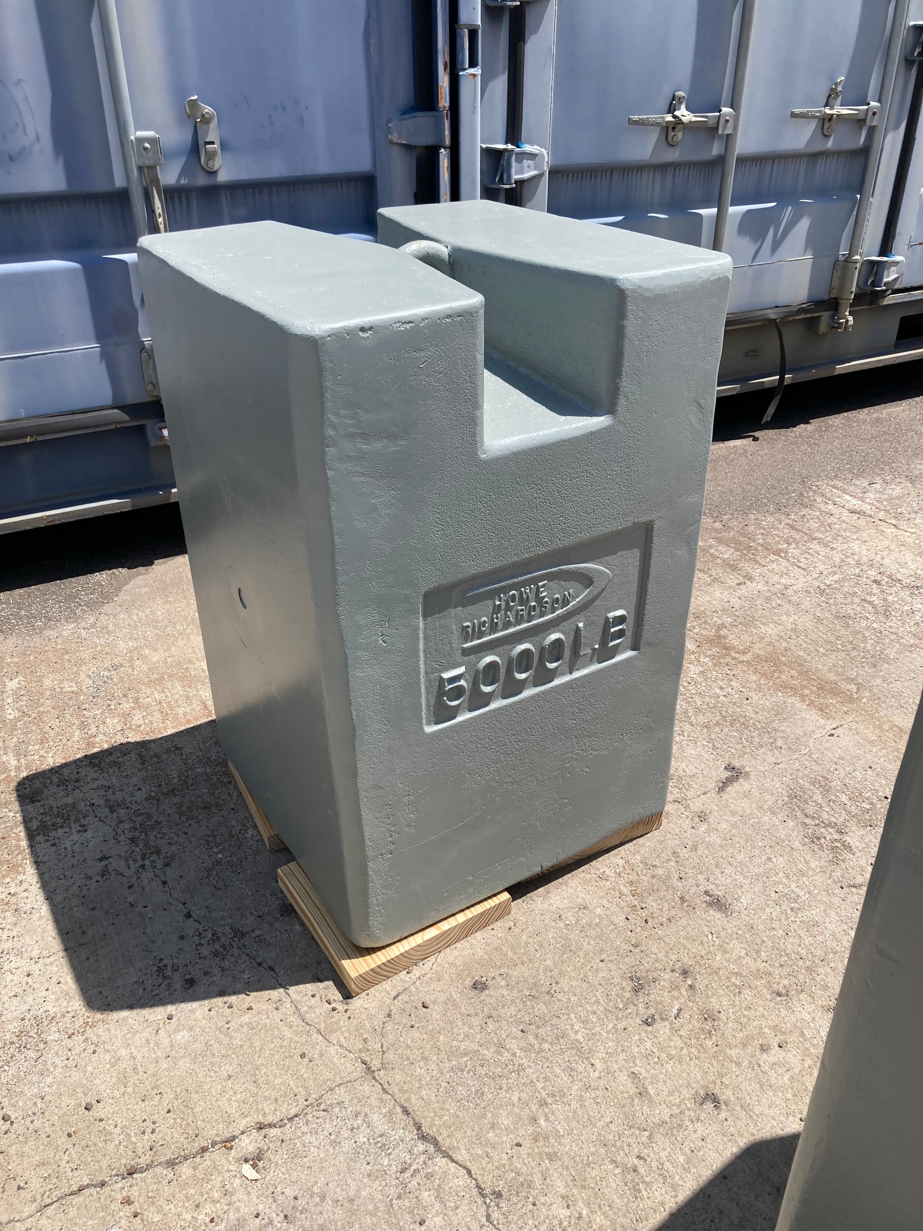 2 Used Howe Richardson 5,000 lb block style test weights-For Sale in OH