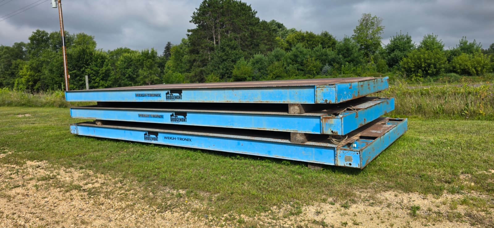 Used Avery Weigh Tronix BMS 70x10 Steel Deck Truck Scale - Wisconsin