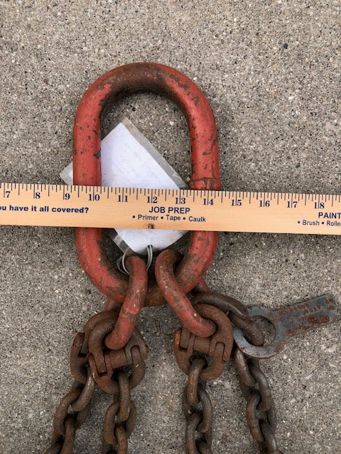 Used Crane Chain Set for Lifting Test Weights - Michigan