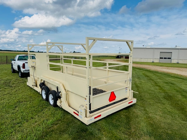 Like New 2018 Cardinal 8x18 Weight Wrangler Portable/ Mobile Livestock Scale- Located in IL.