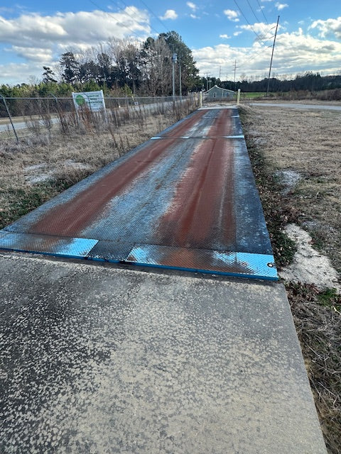 Used Avery Weigh-Tronix BridgeMont BMS 7011-100T Truck Scale – 70 ft x 11 ft | For Sale In North Carolina