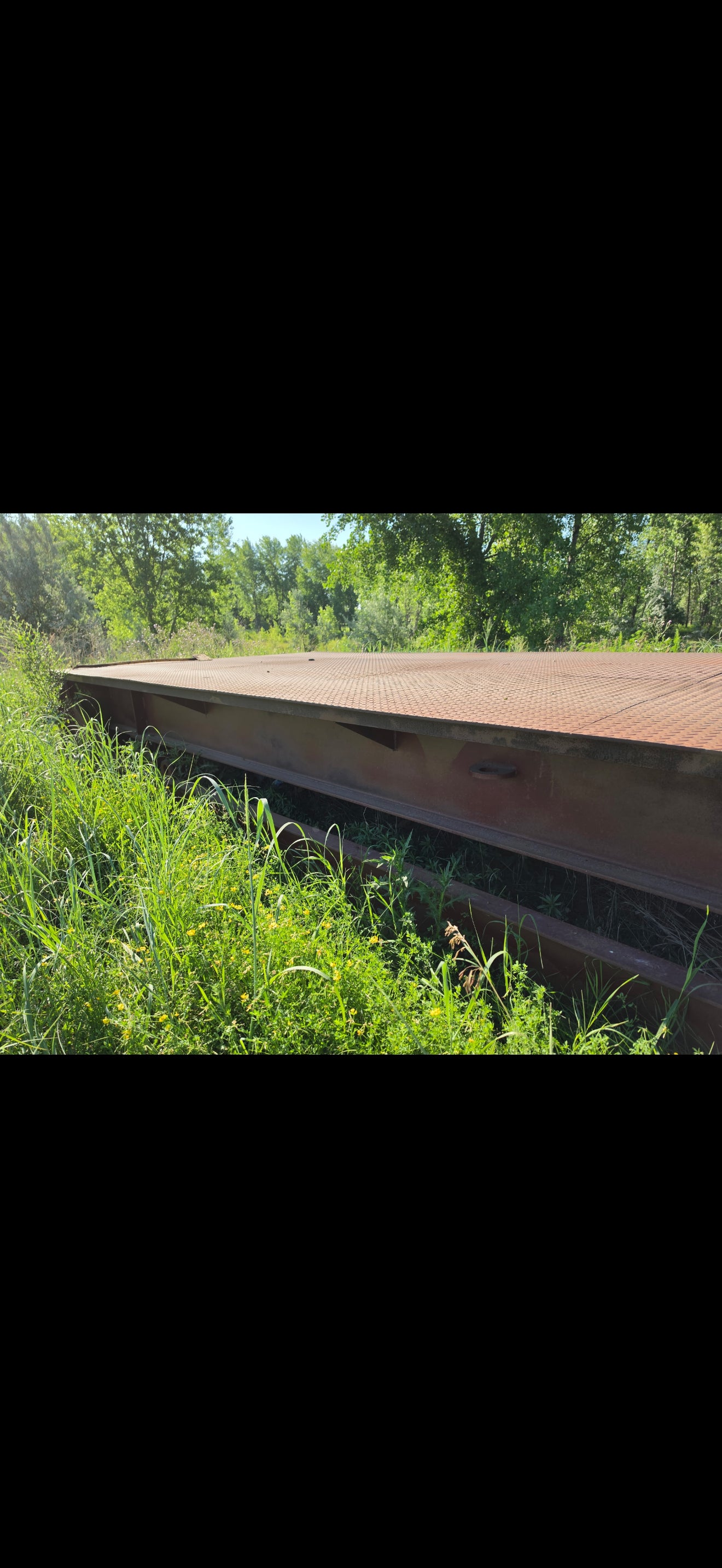 Used Durline 30' x 10' Steel Deck Truck Scale , 100,000 lb Capacity Weighbridge with Load Cells - for Sale in North Dakota