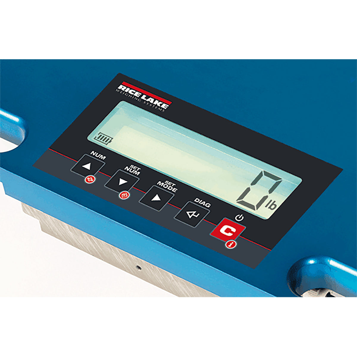 Rice Lake Set of 4 181850 RF-WD Load Ranger Wheel Pad Scale 33000 lb x 10 lb, with 182099 Remote Indicator