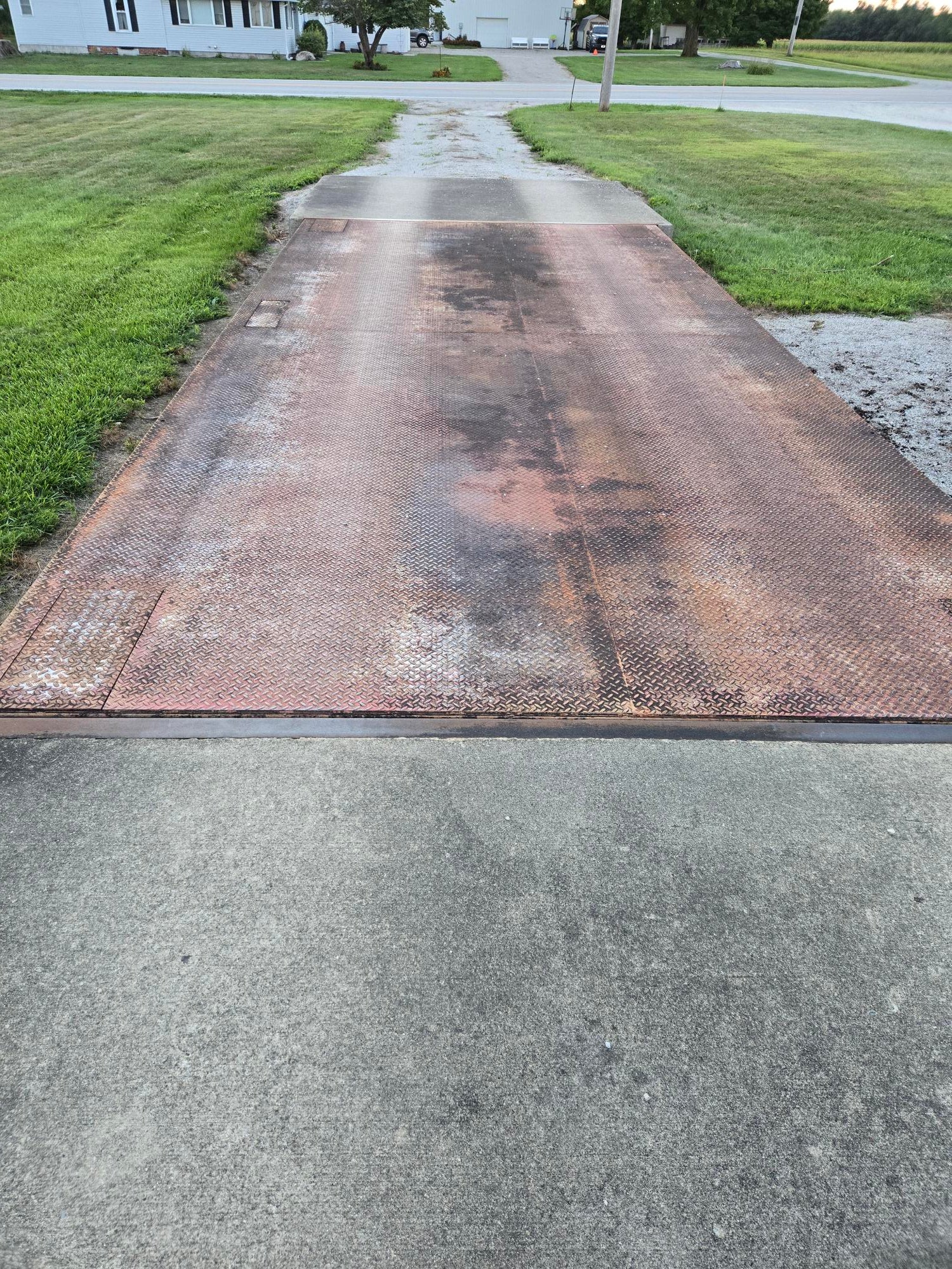 Used Rice Lake 24x10 Steel Deck Truck Scale - Located in OH