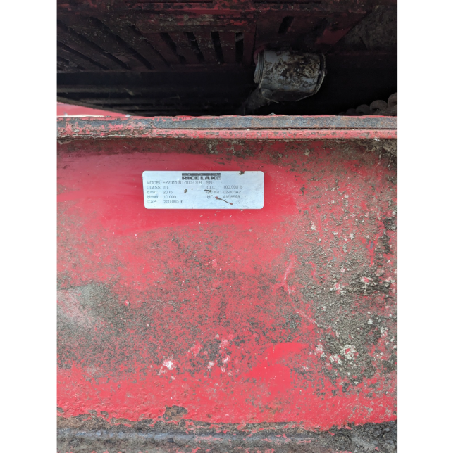 Used Rice Lake 70x11 OTR Truck Scale with Grain Dump - For Sale in Illinois