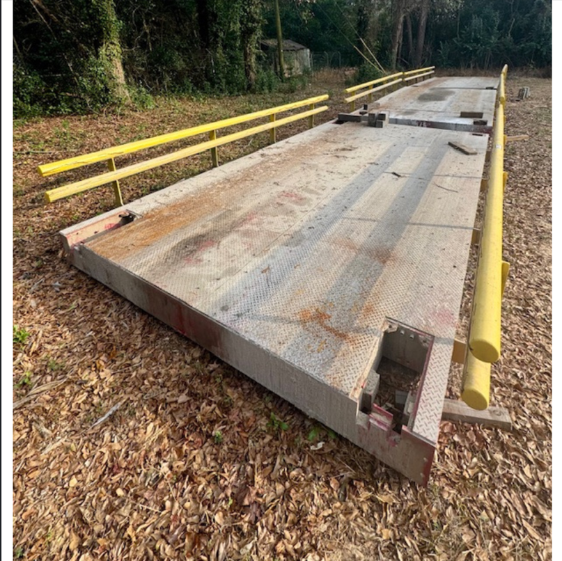 Used Rice Lake OTR 60' x 11' Steel Deck Truck Scale with 3/8" Deck– For Sale in South Carolina