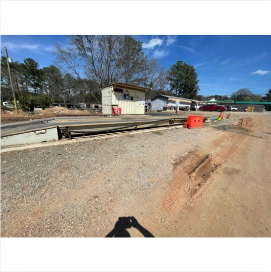 Used 2024 38' x 11' Steel Deck Truck Scale with Ramps, Indicator & Remote Display - For Sale In Georgia